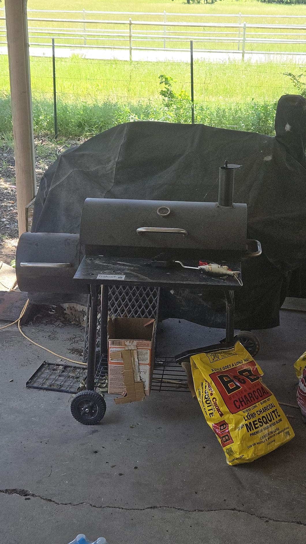 Realcook Charcoal Grills with Offest Smokers: Spacious Barrel Charcoal BBQ Grill | Barbecue Smoker Grill Combo for Outdoor Backyard Patio Camping Picnic and Party customer photo 1