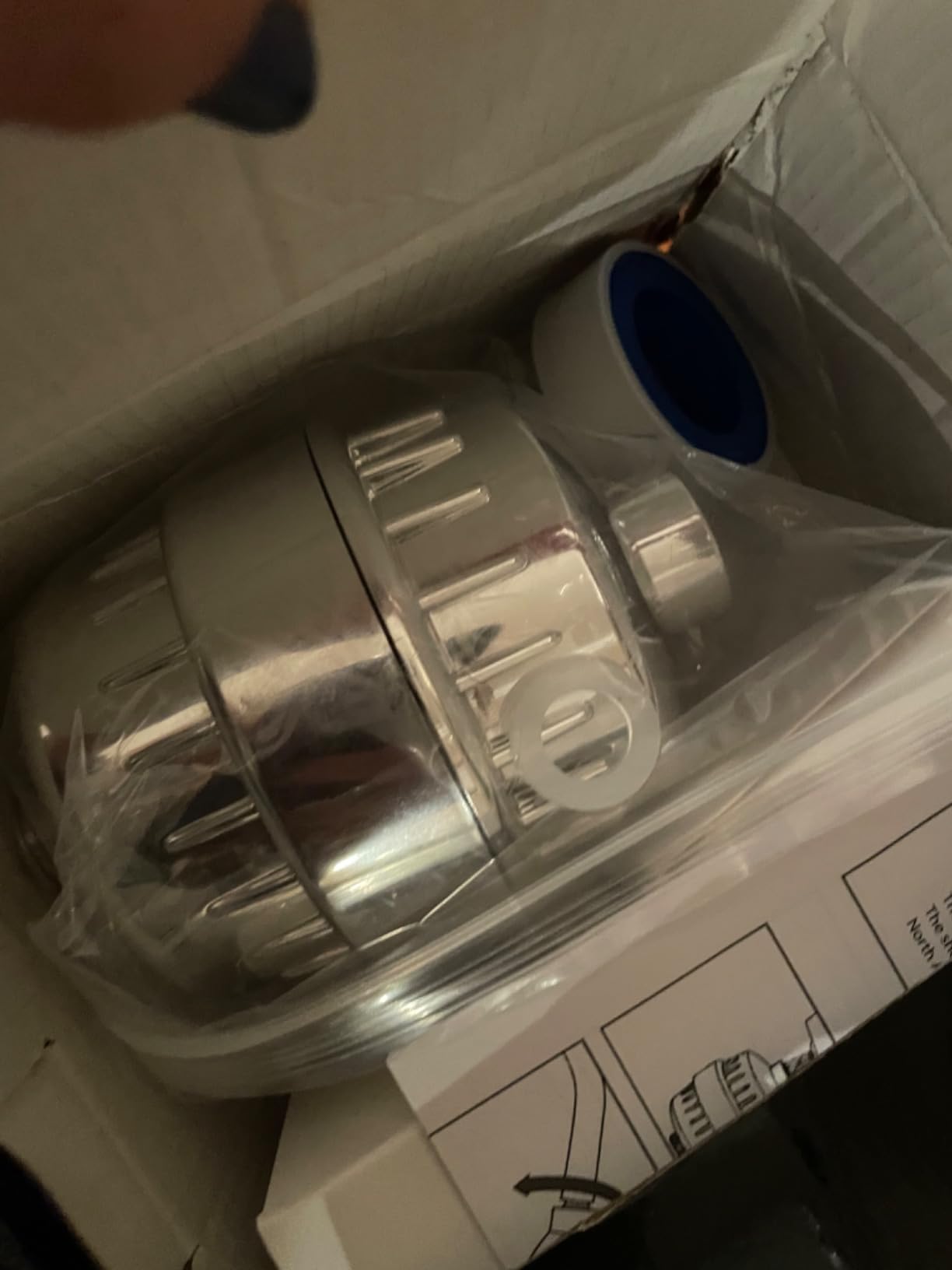 36-Stage Shower Head Filter With Vitamin C E for Hard Water - 3 Replaceable Cartridges, High Output Water Filter for Removing Chlorine and Fluoride, Polished Chrome customer photo 2