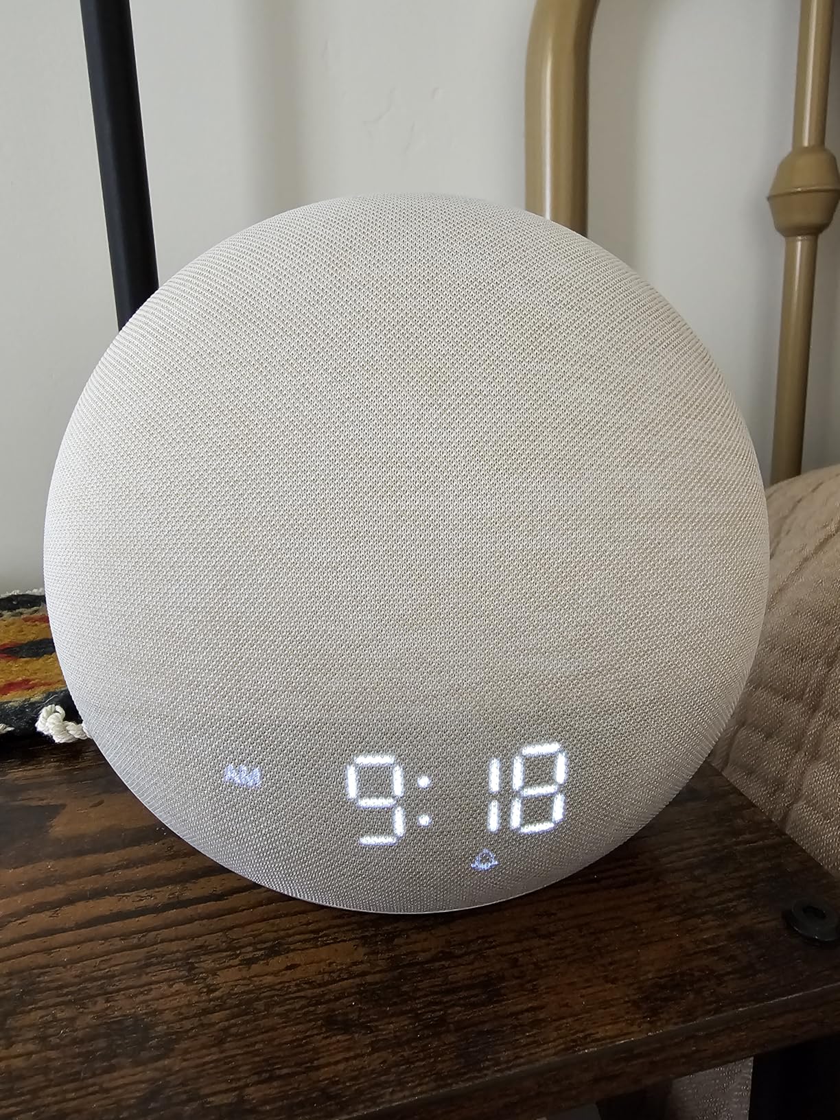 Sunrise Alarm Clock White Noise Machine: Natural Wake Up Light - Dimmable Clock with Bluetooth Speaker for Bedroom - 25 Sleep Sounds for Baby Adults Kids Putty customer photo 2