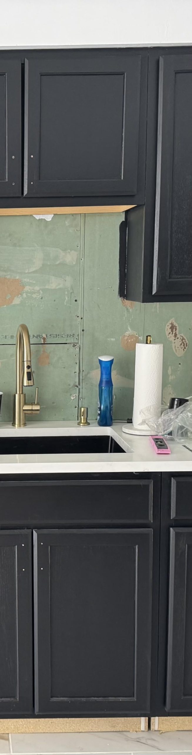 FORIOUS Black Touchless Kitchen Faucet with Soap Dispenser, Hands-Free, Smart Motion Sensor, Contemporary Bar Sink Faucet with Pull Down Sprayer for Farmhouse RV Camper customer photo 1
