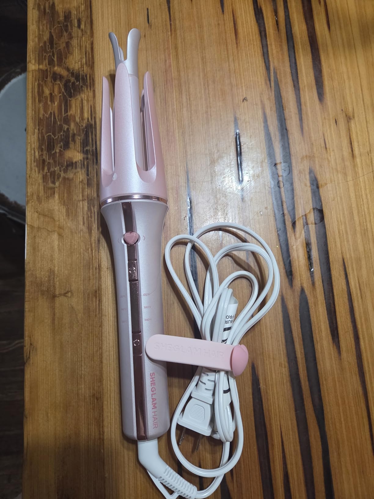 SHEGLAM Automatic Curling Iron 1 1/4 inch with 3 Temperatures Fast Heating, 2-Way Rotation, Anti-Scald, Anti-Tangle Rotating, Automatic Shut-Off for Hair Styling customer photo 1