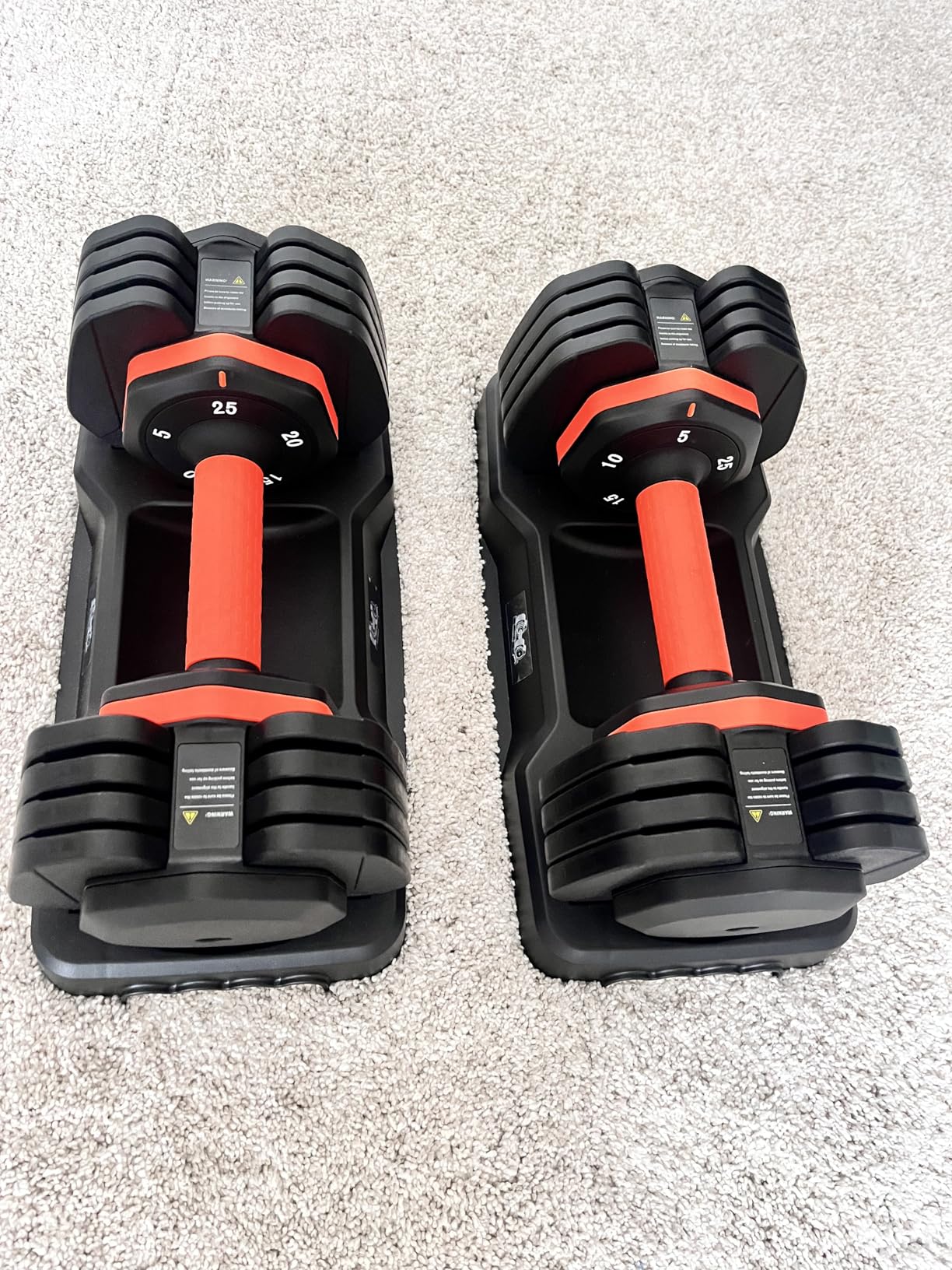 2026 FDB2 Updated Adjustable Dumbbell Set of 2, 110lbs/50lbs Weights Dumbbell Set with Storage Box, 25lbs/55lbs Adjustable Weights with Anti-slip Silicone Grip, Weight Set For Home Gym Suit both Men and Women customer photo 2