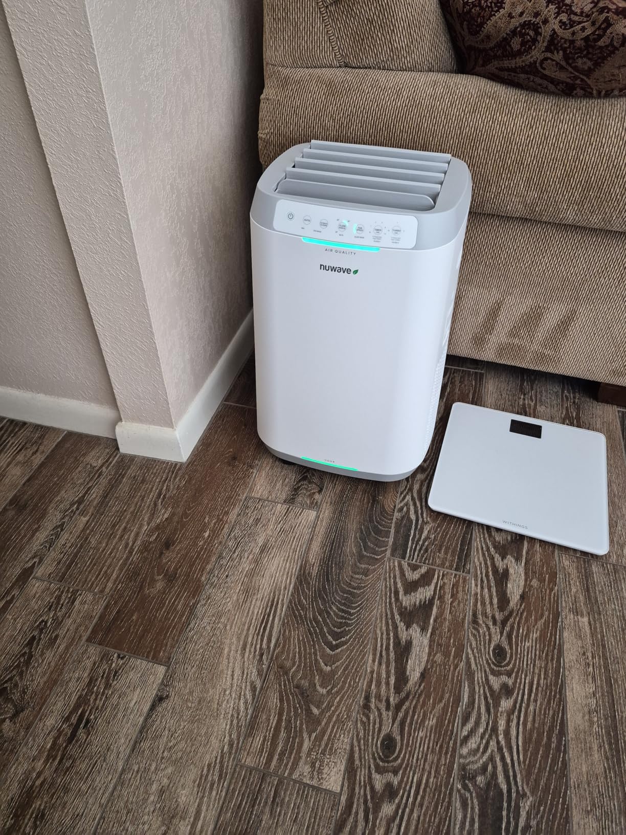 Nuwave Forever Smart Air Purifier for Home, Never Replace Air Filter System, Patented 7-Stage Filtration, Cleans Large Room up to 2,002 Sq Ft, Adjustable Flow Panel, Washable & Reusable Filters customer photo 2