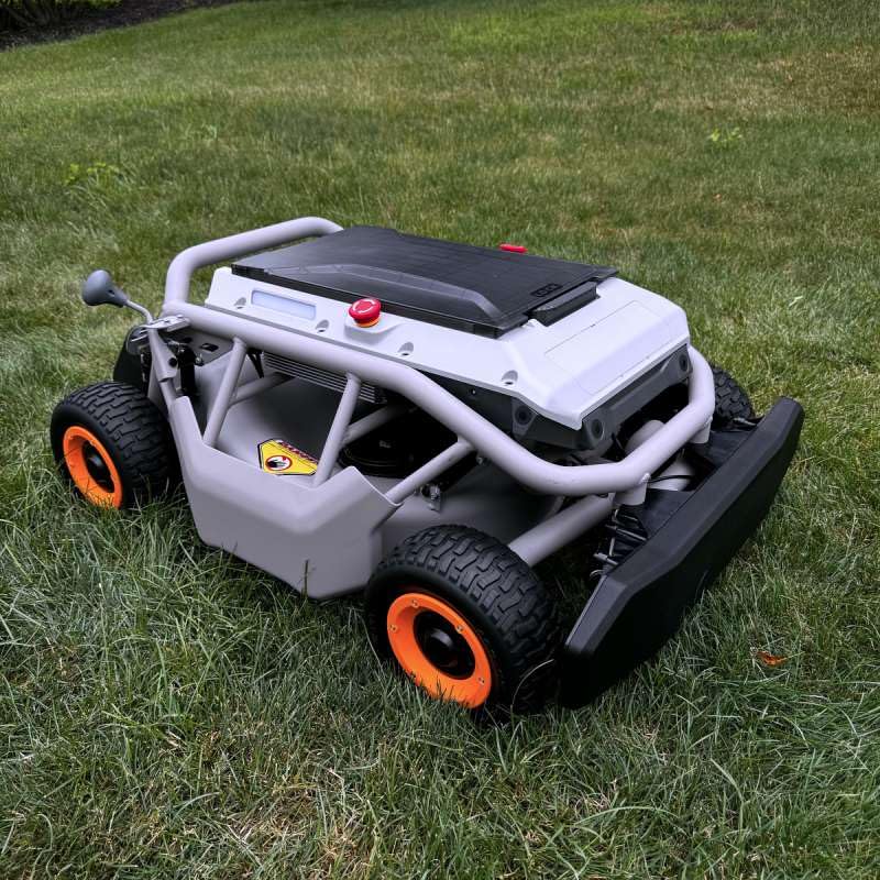 Mowrator S1 4WD 12Ah Remote Control Lawn Mower, All-Season Yard Care, 75% (37 deg) Slope Climbing, 21