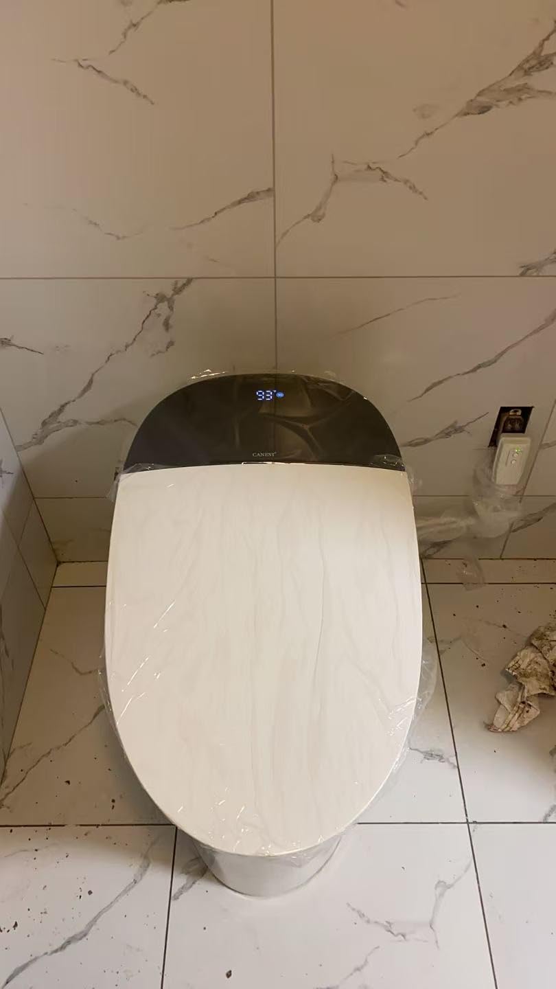 CANEST Smart Toilet with Bidet Built in, 1000 Gram MaP Flush Score, Bidet Toilet 12