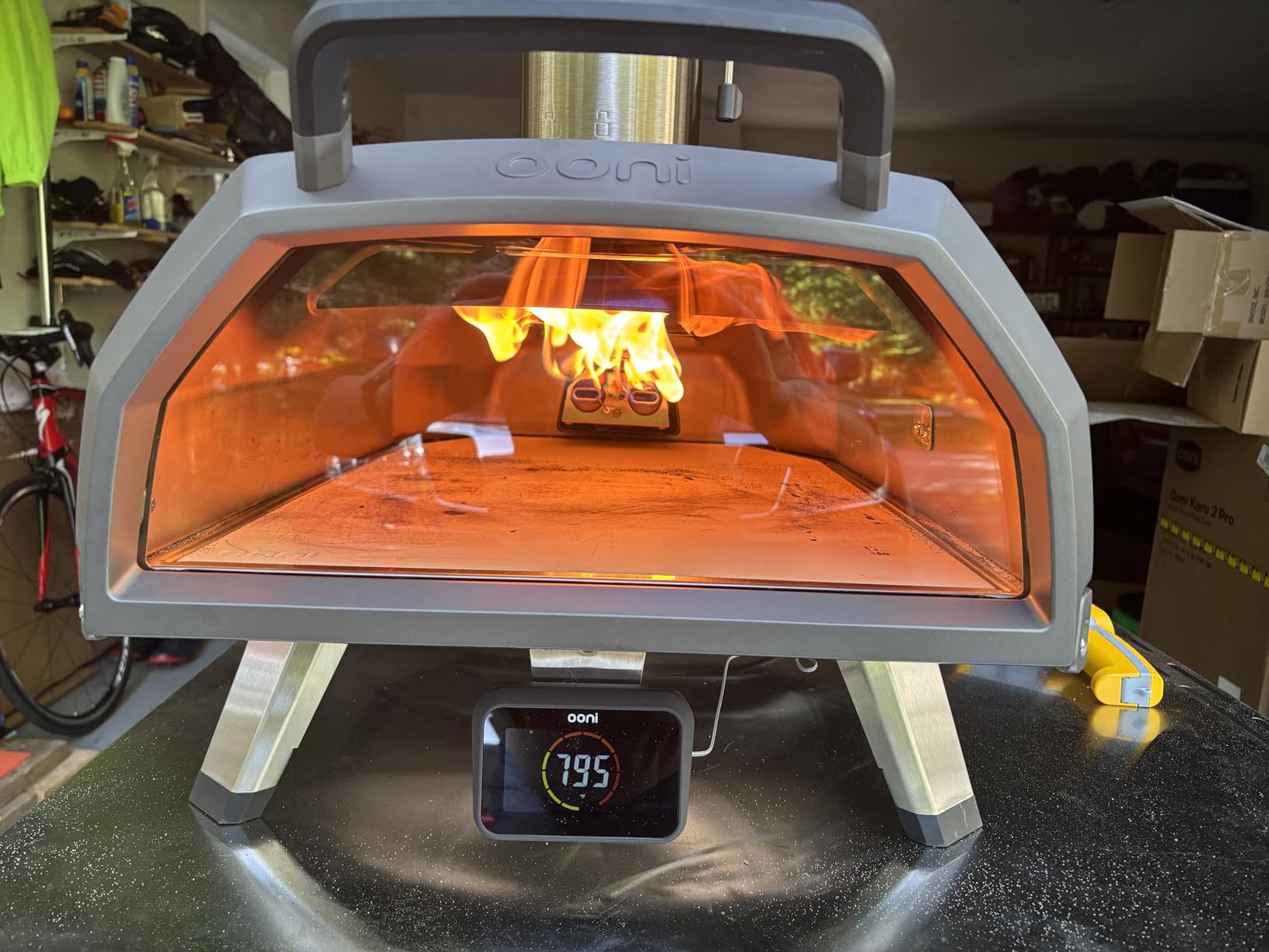 Karu 2 Pro Multi-Fuel Pizza Oven - Wood and Gas Outdoor Pizza Oven with Pizza Stone & Integrated Thermometer, Pizza Oven Outdoor, Dual Fuel 16 Inch Pizza Maker, Outdoor Cooking Grill customer photo 2