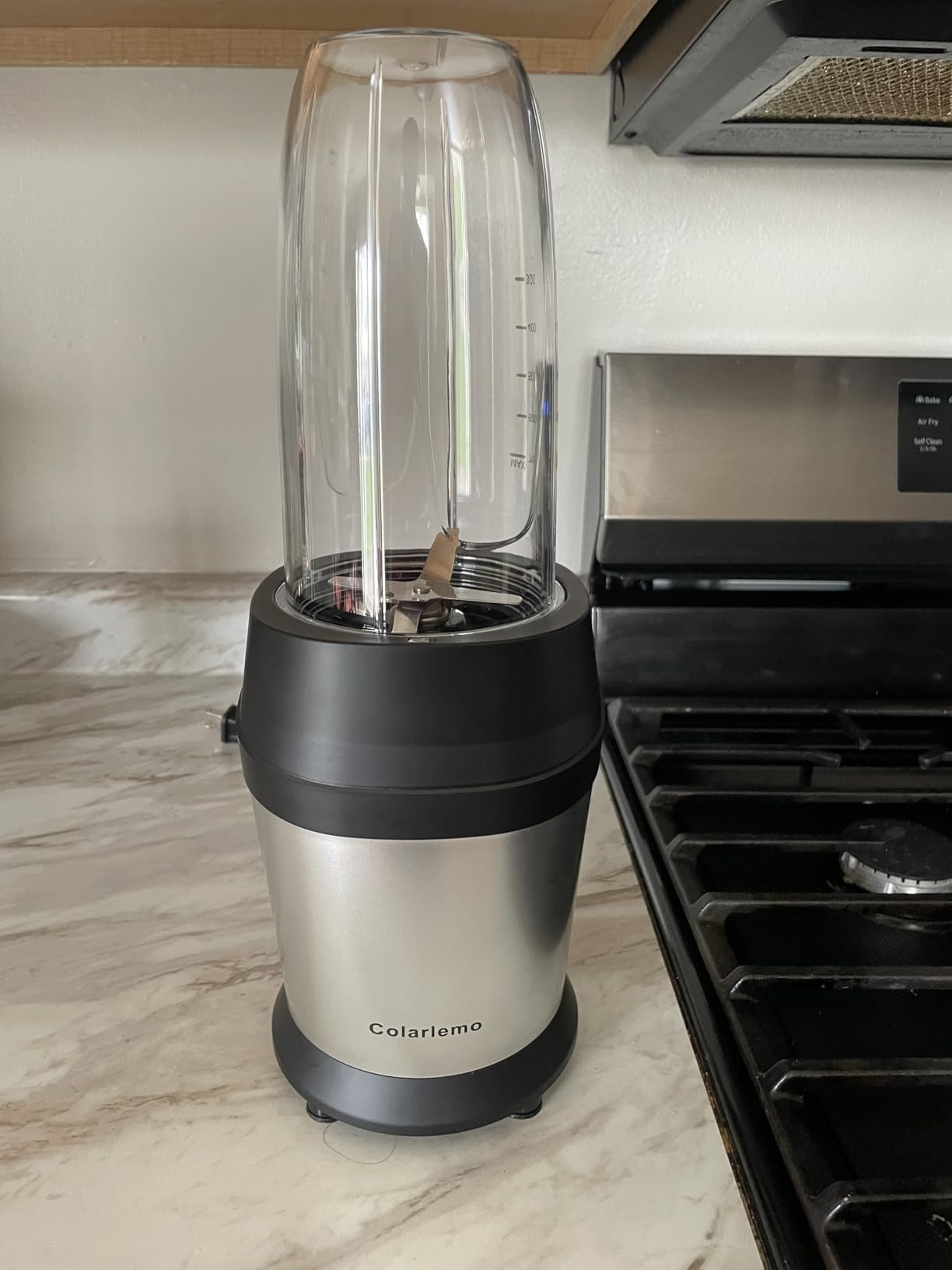 Colarlemo 12-Piece Smoothie Blender Maker 25,000 RPM Personal Blender for Ice Crushing Smoothies & Frozen Drinks Nuts with 23oz, 32oz, 37oz Portable Cups Two 6-Leaf Stainless Steel Blades, Silver customer photo 2