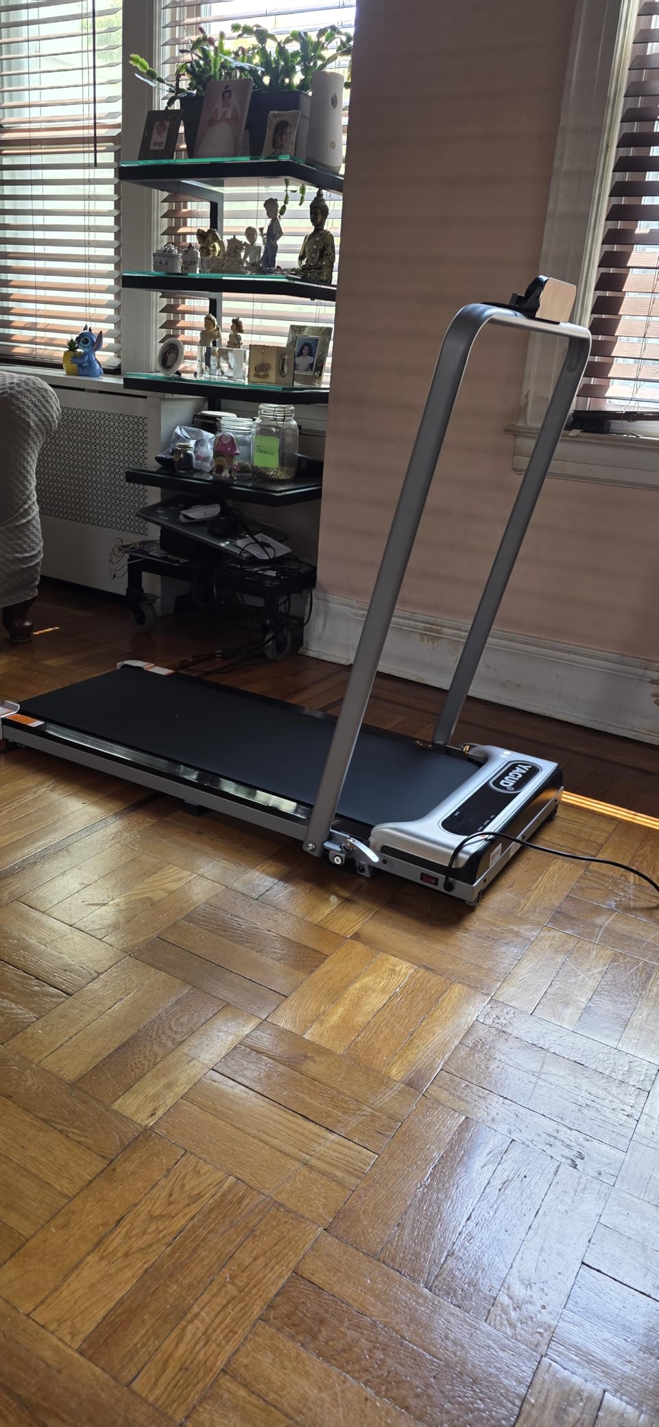 Yagud Walking Pad, Walking Pad Treadmill for Home Office, Portable Under Desk Treadmill with Remote Control and LED Display, Walking Jogging Running Machine customer photo 2