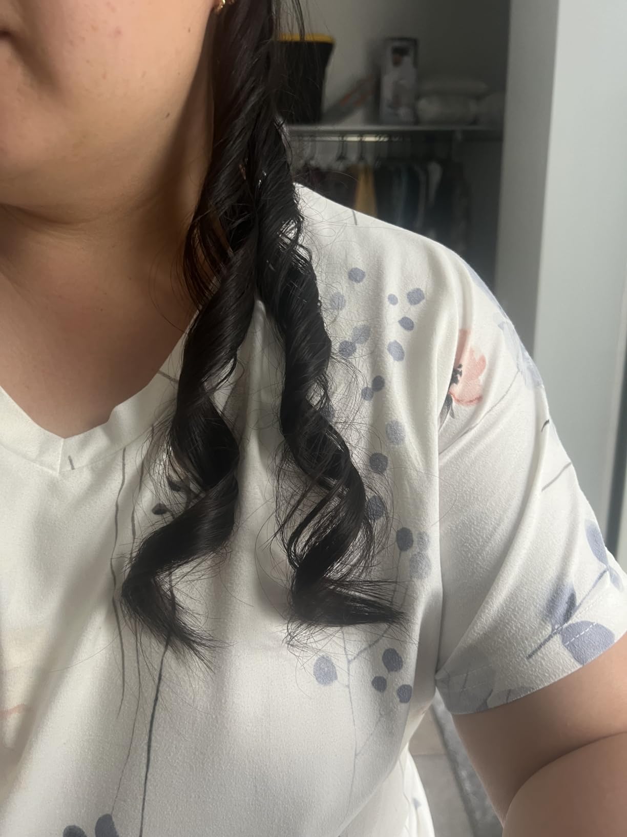 TYMO Automatic Rotating Curling Iron - TYMO CURLPRO Beach Waves Curling Wand, Portable Hair Curler, 500 Million Ionic, Dual Voltage & Lightweight for Travel, Ceramic Coating, 1 Inch, Pink customer photo 2