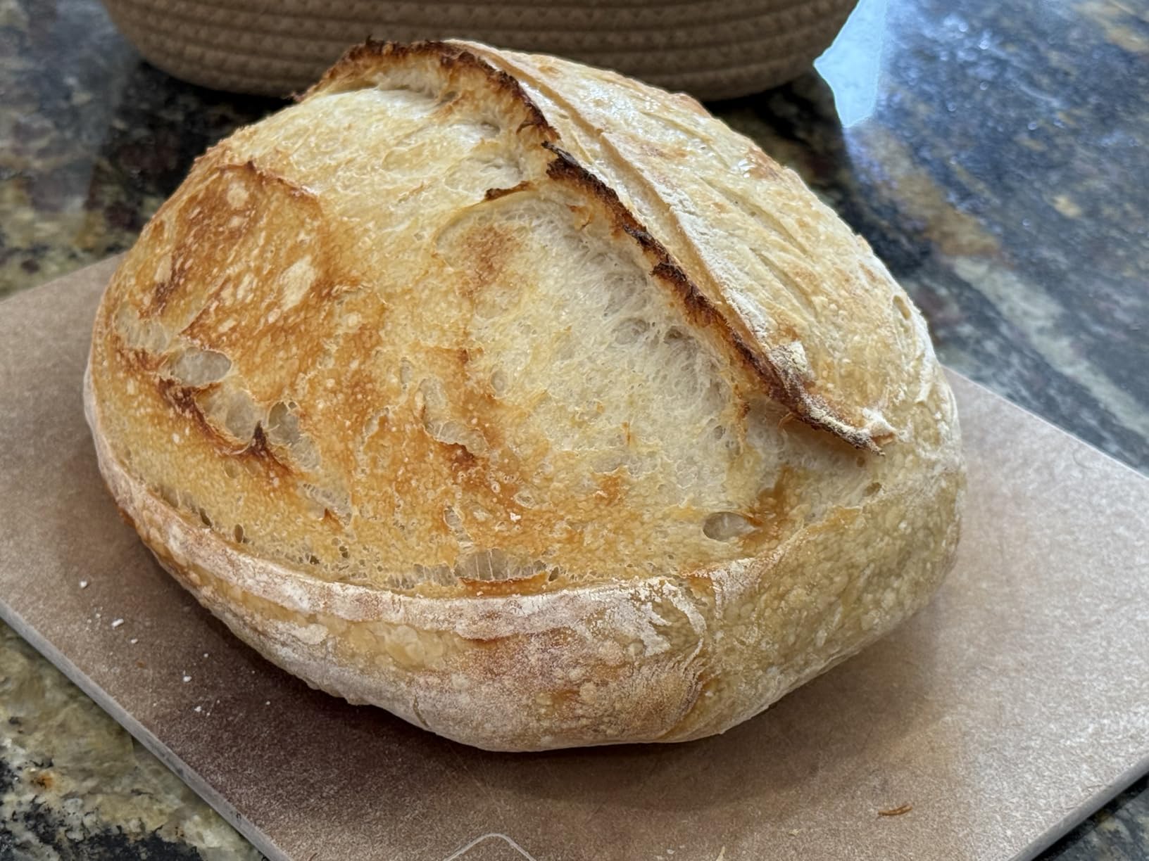 VORRINGARD Enameled Cast Iron Sourdough Bread Oven, Dutch Oven, Loaf Cast Iron Bread Pan for Homemade Bread Baking, Meatloaf Pan with Lid, 5QT, Blue customer photo 1