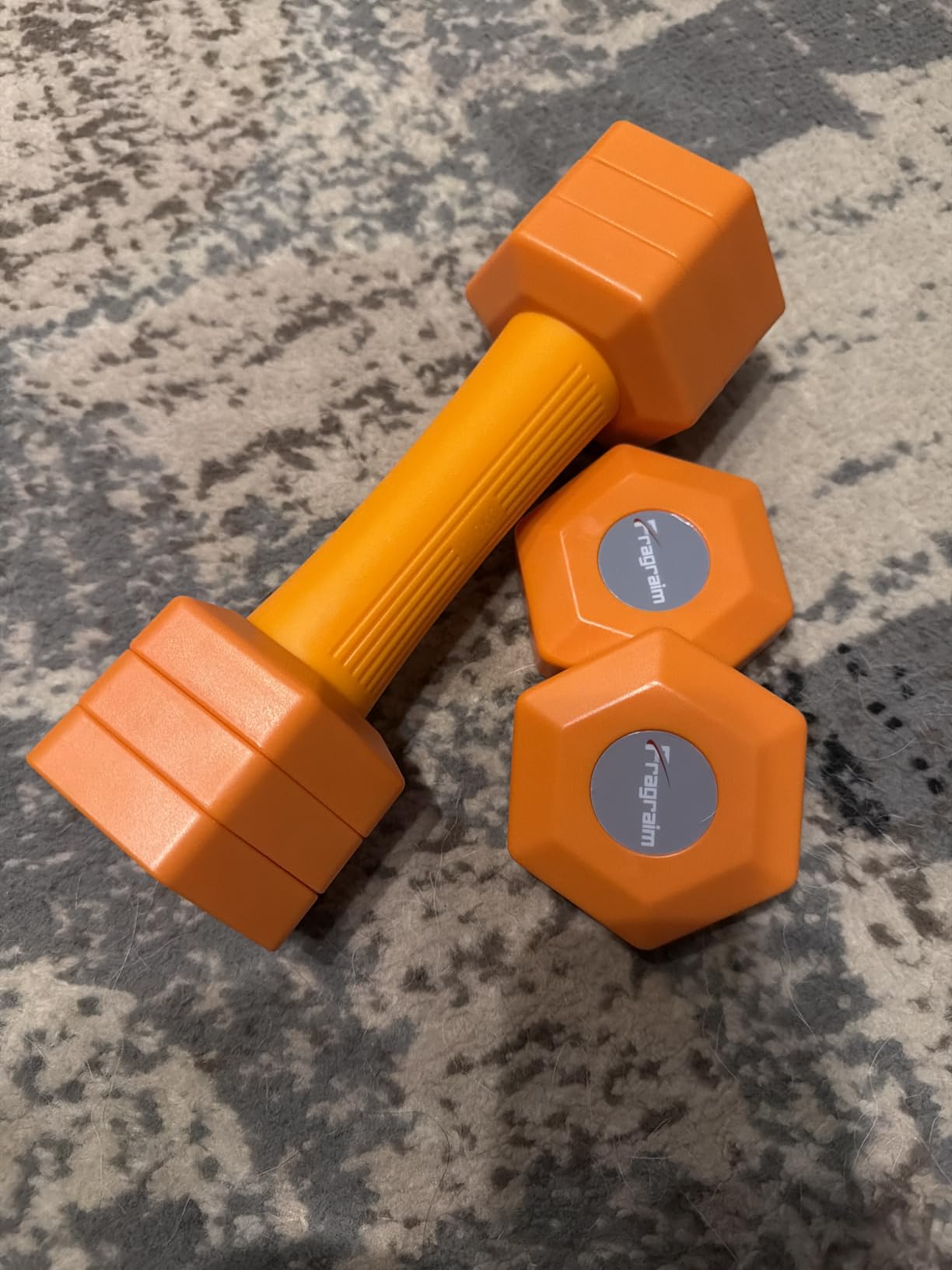 Adjustable Dumbbells Set, 4 in 1 Hand Weights Set for Women Men 10 LB/ 12 LB Dumbbell Pair Each 2lbs 3lbs 4lbs 5lbs Weights Dumbbells Set with TPU Soft Rubber Handle for Home Gym Exercise Fitness customer photo 2