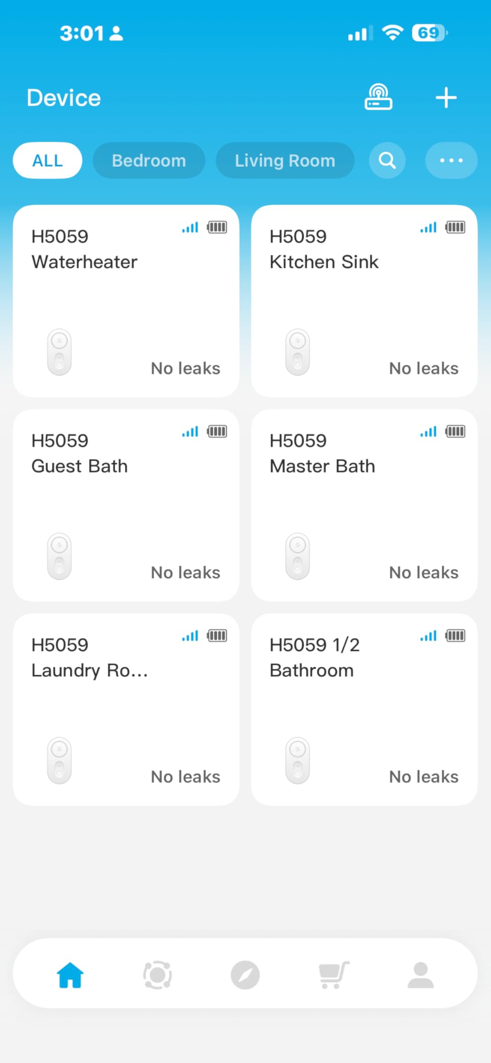 GoveeLife Upgraded Smart Water Leak Detector 1s with 1804 ft Ultra-Long Range, WiFi Water Sensor with SMS/Email/APP Push and Sound Alarm, 5-Year Battery Life, 5 Pack, Suit for Home, Basement, Kitchen customer photo 2