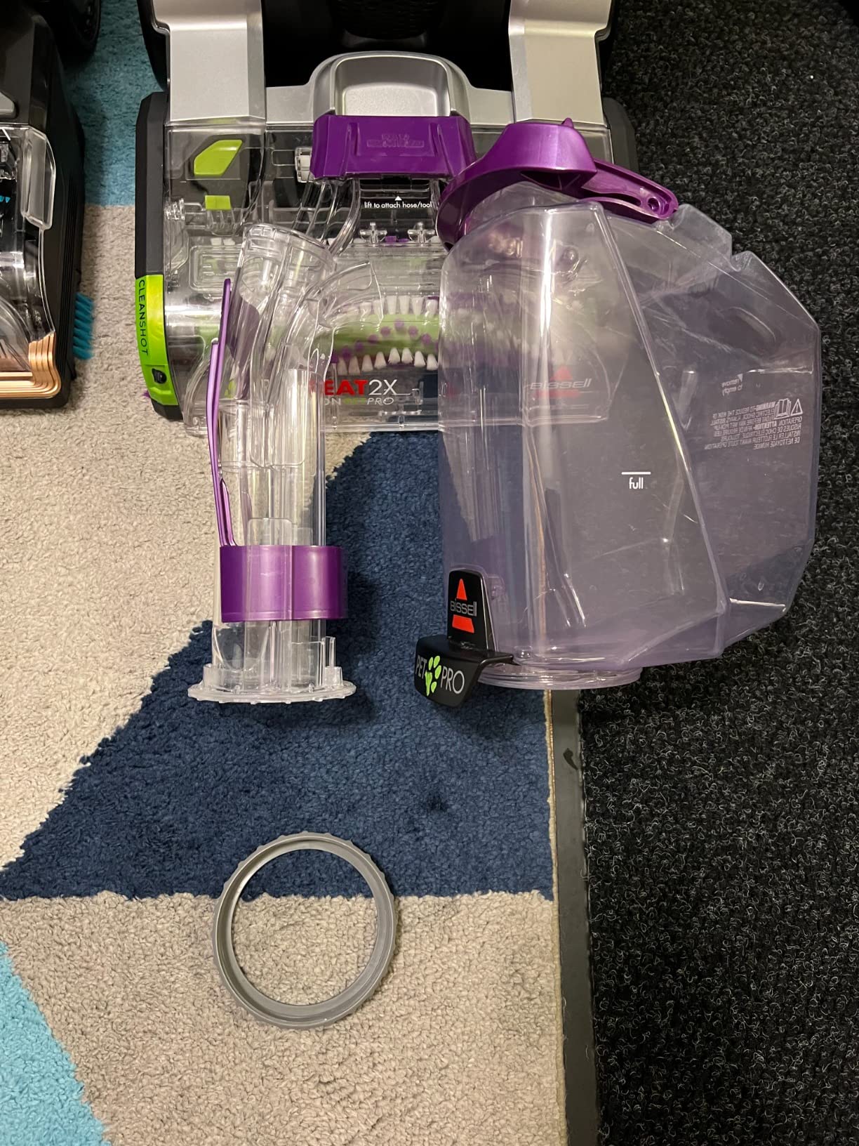 BISSELL Revolution HydroSteam Carpet Cleaner, 4123 | HydroSteam technology; 4-in. self-cleaning tough stain tool; formulas included; upright deep cleaner customer photo 2