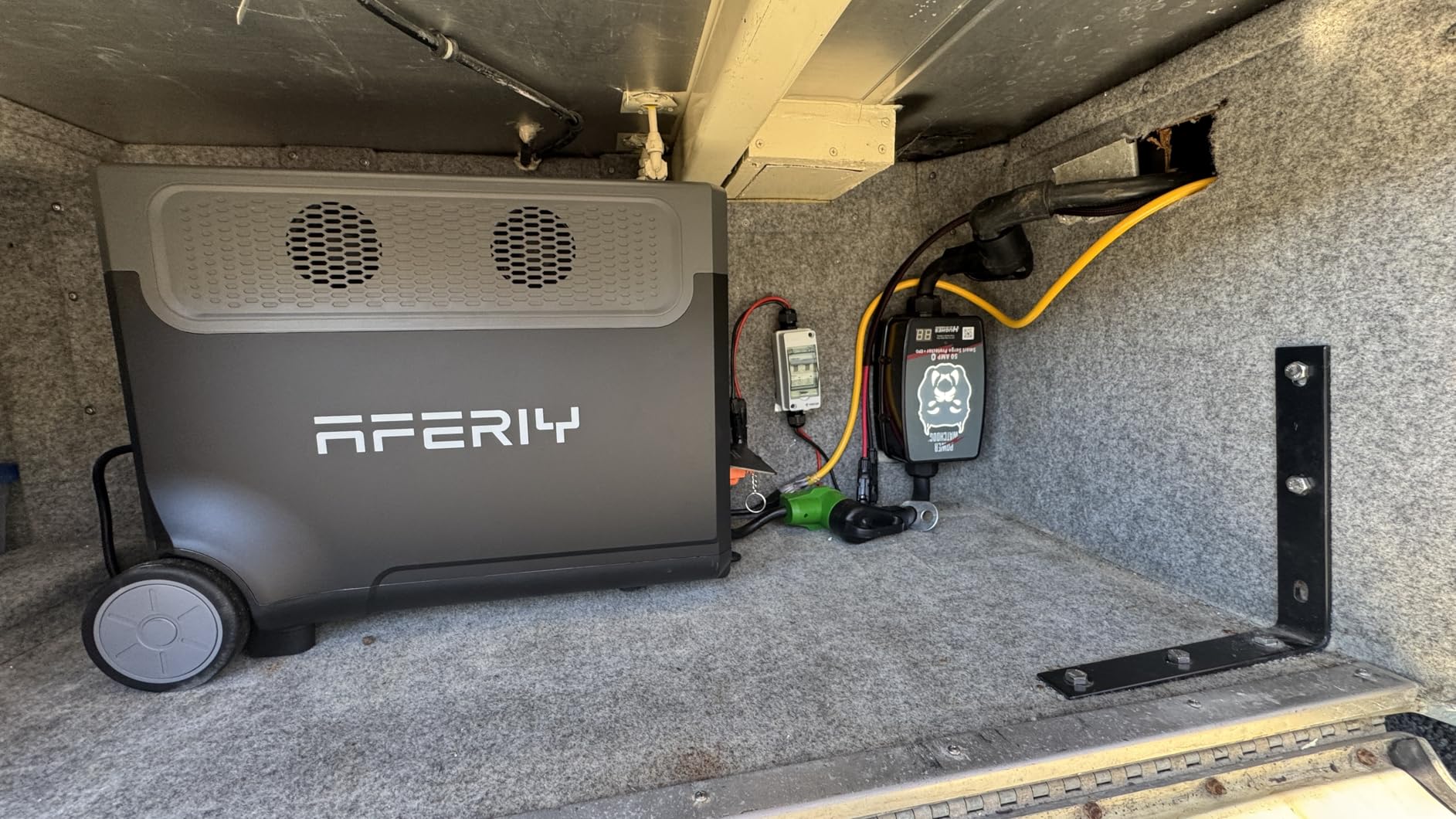 AFERIY 3840Wh Portable Power Station, 120V AC Outlets x 5, 2.5H Fast Charge, 3600W (Peak 7200W), LiFePO4 Battery Power Station, Solar Generator for Home, Outdoor Camping, Power Outage, Camping, RV, Emergencies customer photo 1