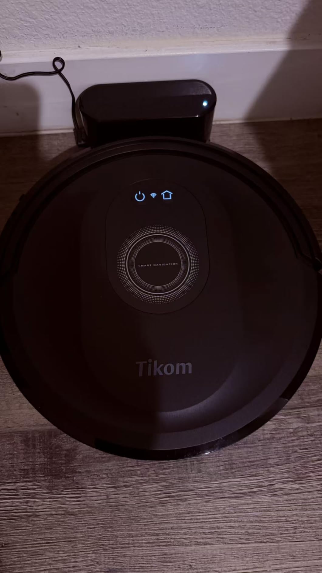 Tikom Robot Vacuum and Mop Combo, 5000Pa Robotic Vacuum Cleaner, 150 Min Max, App & Remote Control, Ideal for Hard Floor, Carpet, Pet Hair, Self-Charge (G8000 Max) customer photo 2