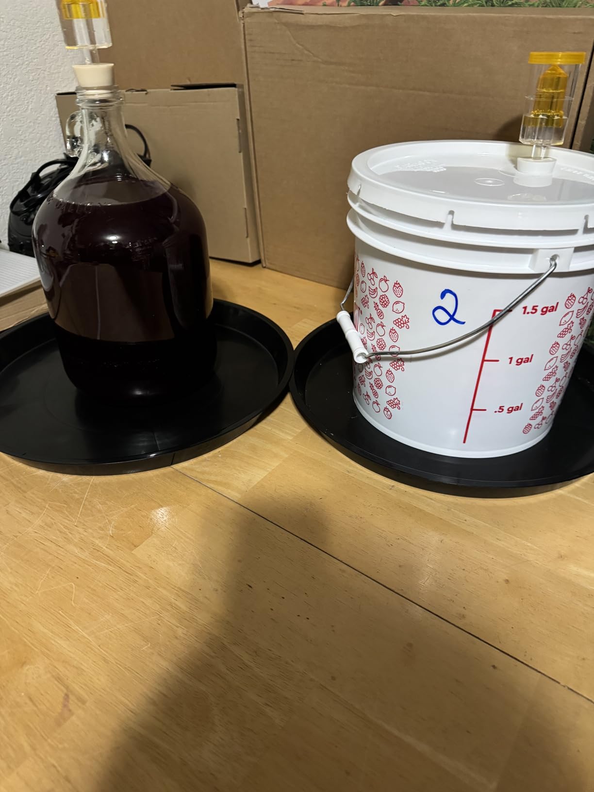 Craft A Brew - Juice Box - A Fruit Wine Making Kit - Easy for Beginners - At Home Wine Making Kit - Includes Ingredients & Reusable Equipment - Use Any Fruit Juice or Lemonade - Makes 1-Gal Batch customer photo 2