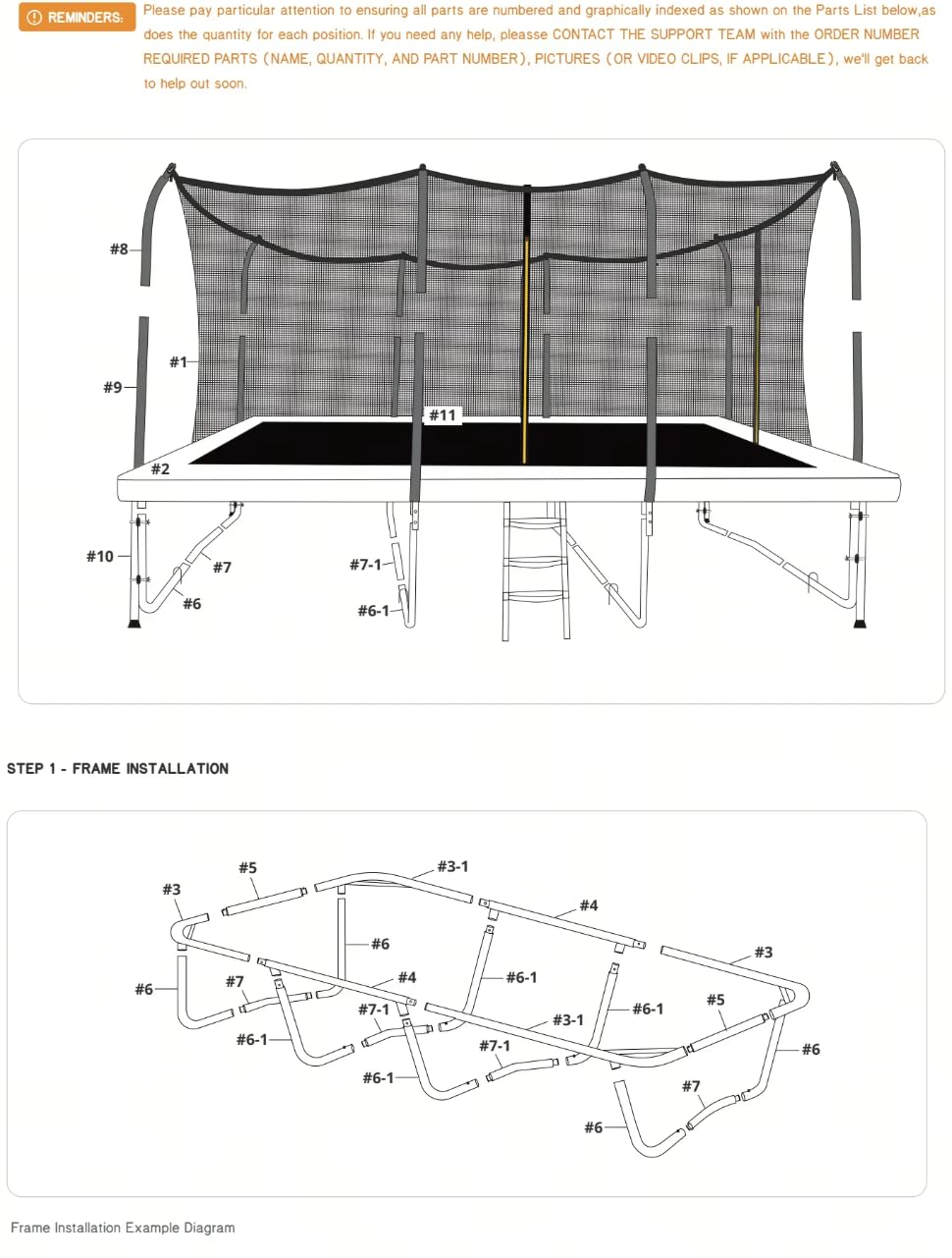 Zupapa 1800LBS Weight Capacity Rectangle Trampoline 10x17FT 9X15FT 8X14FT Outdoor Square Gymnastics Trampolines with Basketball Hoops customer photo 2