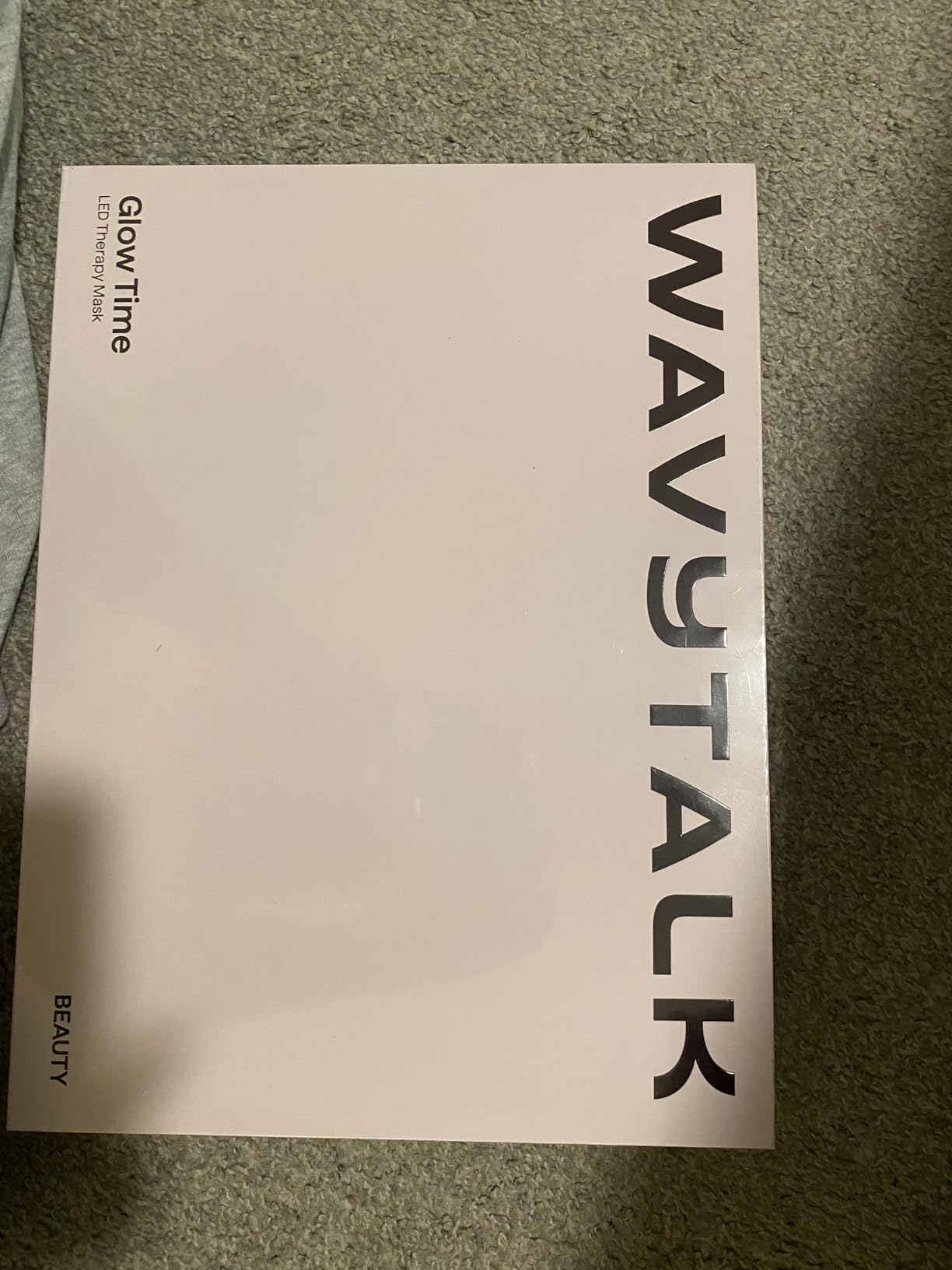 wavytalk Red Light Therapy Mask for Face, Glow Time LED Face Mask Light Therapy for Anti-Fine Line, Acne Treatment and Skin Rejuvenation with Red, Near-Infrared Light, Blue & Amber Light Therapy customer photo 1