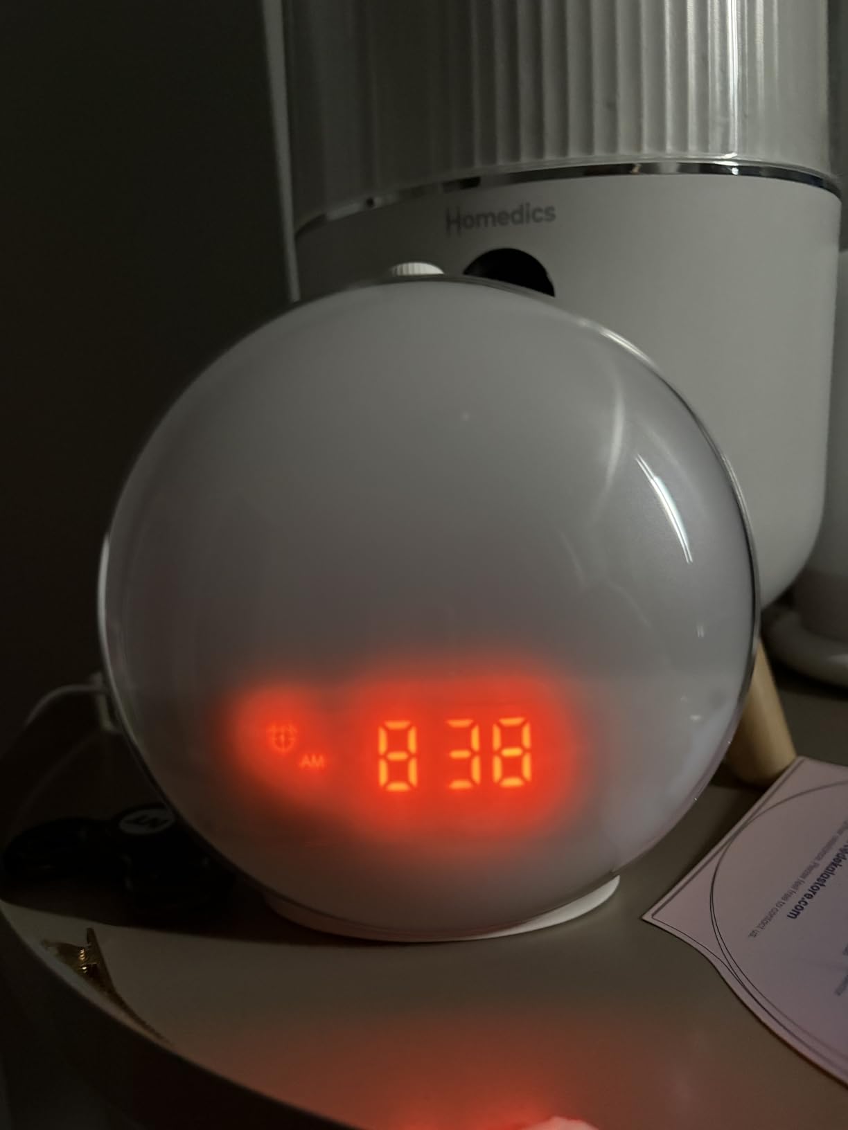 Sunrise Alarm Clock for Heavy Sleepers, Wake Up Light with Sunrise/Sunset Simulation, Dual Alarms & Natural Sounds, Snooze & Sleep Aid, FM Radio, 7 Colors Night Light for Bedroom, Ideal for Gift customer photo 1