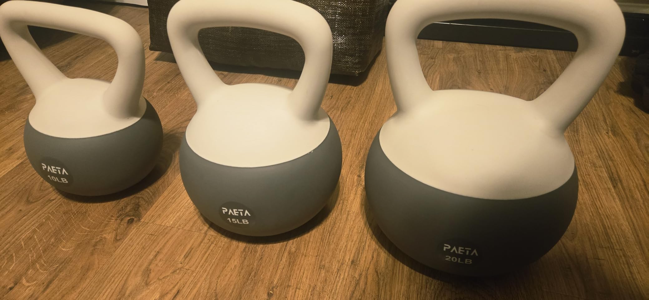 PAETA Soft Kettlebell for Home Fitness - Anti-Slip Grip & Wide Handle Design, Soft Kettlebell Set, Gentle Floor-Friendly Impact - 10lbs, 15lbs, 21lbs, for Home Functional Training customer photo 1