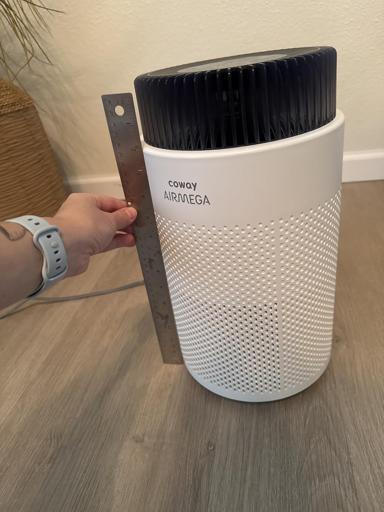 COWAY Air Purifier for Bedroom up to 500 ft², HEPA and Deodorization Filter for Smoke, Allergies, Pet Dander, AQI Monitor, Auto Mode, Filter Indicator, Night Light, 2yr Warranty, Airmega 50 White customer photo 1