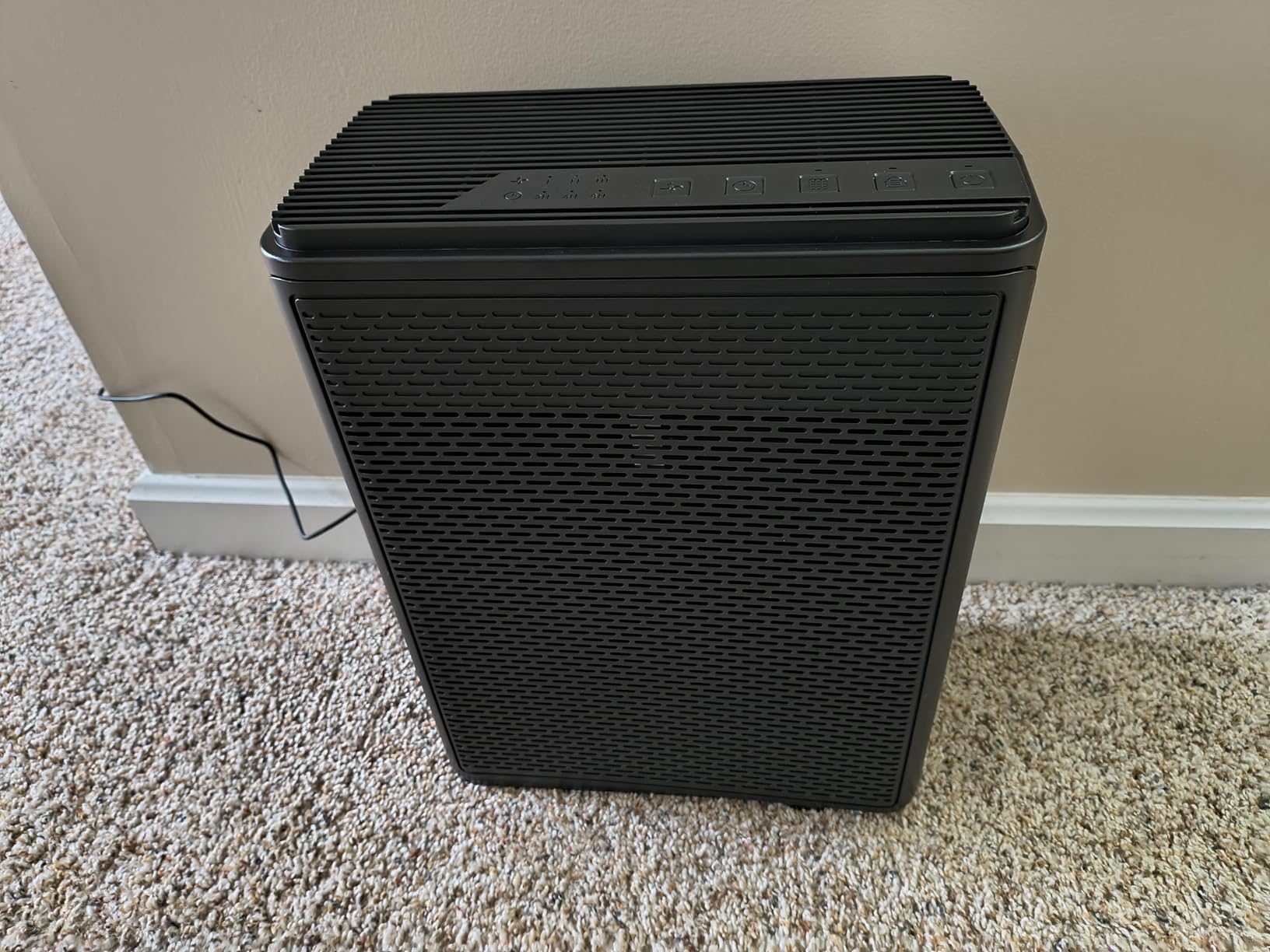 YARIKI Air Purifiers for Home Pets Covers Up to 1500 Sq Ft, H13 HEPA Filter with Washable Pre-Filter, Pet Hair Dander Smoke Air Cleaner, 22 dB Quiet Sleep, P280 (Black) customer photo 2