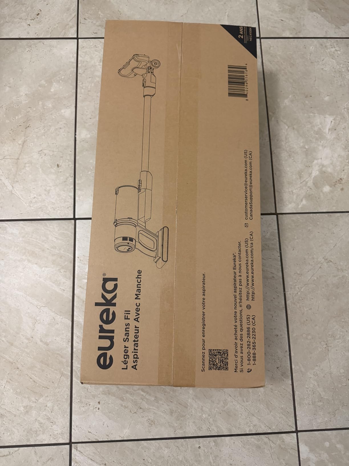 Eureka Cordless Vacuum - 50 Min Runtime for Large Homes, 5.5 lbs Lightweight, Ideal for Pet Hair & Allergies on Hardwood & Carpet ReactiClean 410 customer photo 1