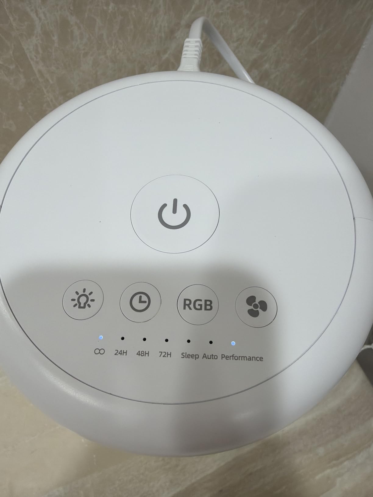 Dehumidifier for Home Small Quiet Dehumidifiers for 44OZ Water Tank Auto Defrost and Shutoff 10 Colors Light 4 Timer Options 3 Modes Portable Dehumidifiers for Bedroom Bathroom Closet RV customer photo 1