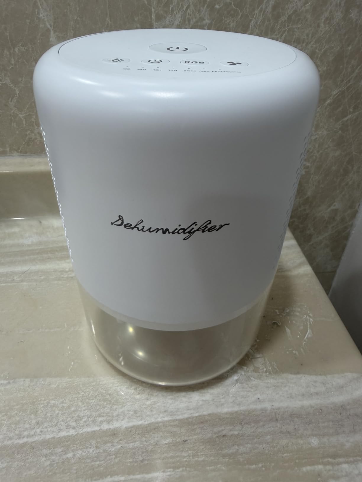 Dehumidifier for Home Small Quiet Dehumidifiers for 44OZ Water Tank Auto Defrost and Shutoff 10 Colors Light 4 Timer Options 3 Modes Portable Dehumidifiers for Bedroom Bathroom Closet RV customer photo 2