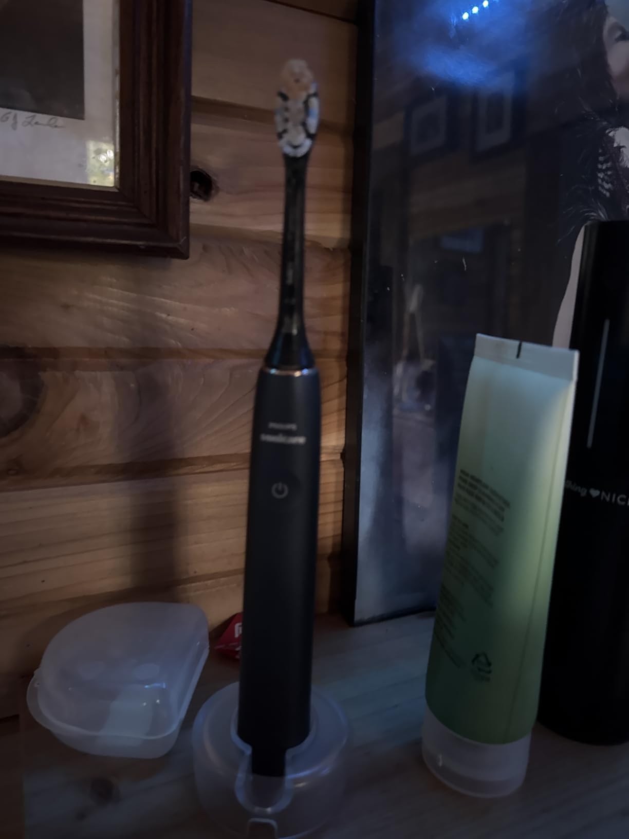 Philips Sonicare DiamondClean Prestige 9900 Rechargeable Electric Toothbrush with SenseIQ, 5 Premium All-in-One Brush Heads, Plaque Removal, Gum Care, Whitening, Midnight, BD9002AZ customer photo 1