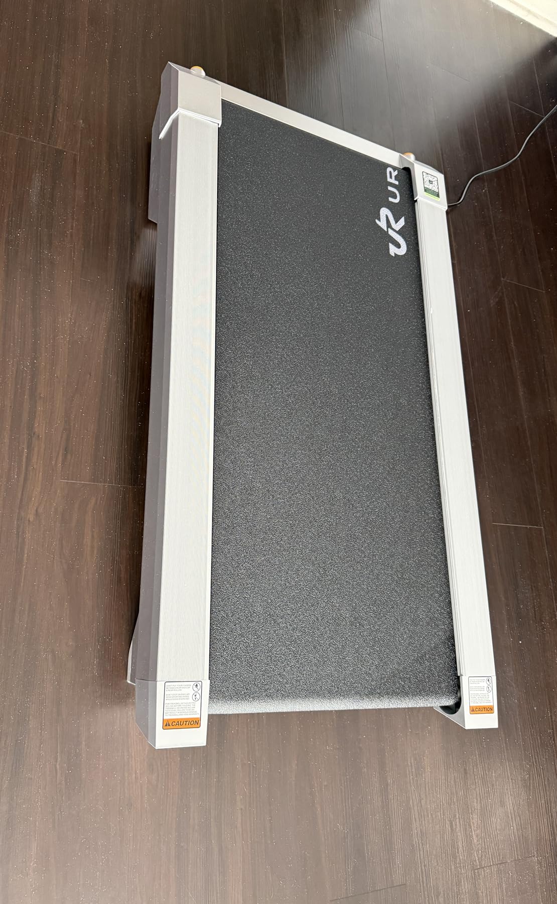 CyberPad Smart Walking Pad with 14% Auto Incline, Brushless Motorized Under Desk Treadmill for Home Office Fitness, Elegant Speed Lights, Spacious Surface, Digital Controller, AI-Powered App customer photo 2