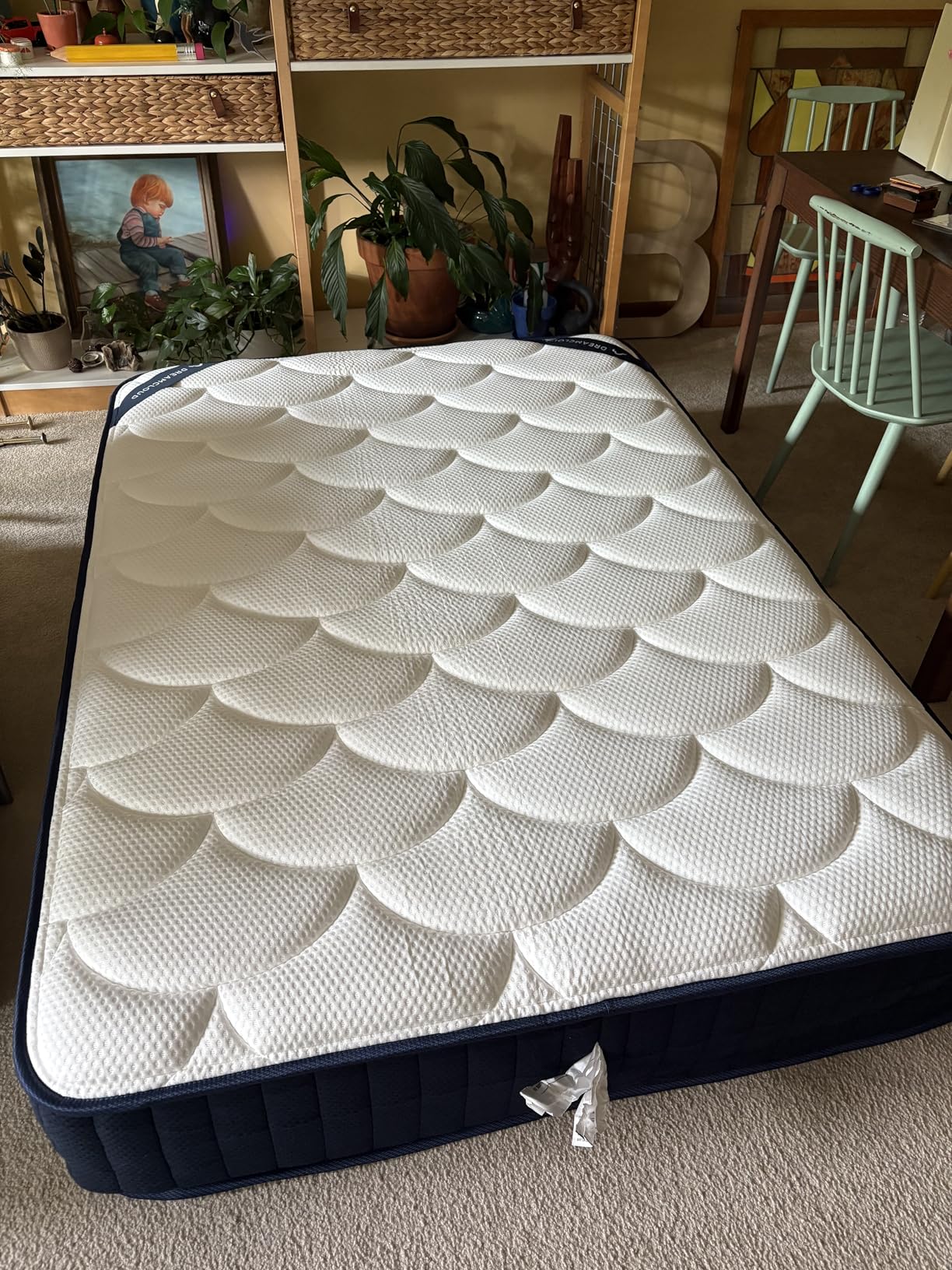 DreamCloud Classic 12 Inch Queen Mattress - Luxury Hybrid Gel Memory Foam - 365 Night Trial - Back Pain Relief - Fiberglass Free - Forever Warranty - Mattress in a Box - CertiPUR-US Certified customer photo 2