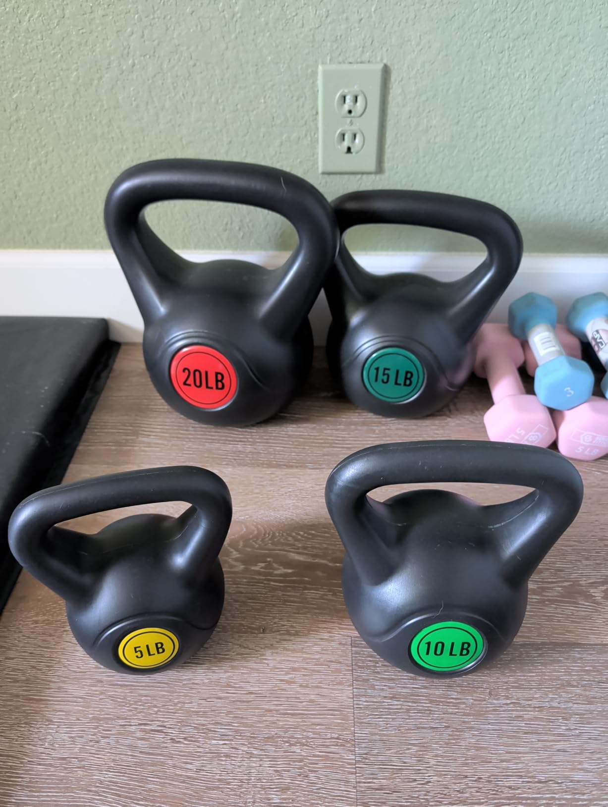 Fitvids Kettlebell Sets Piece Strength Training KettleBells Weight Set customer photo 1