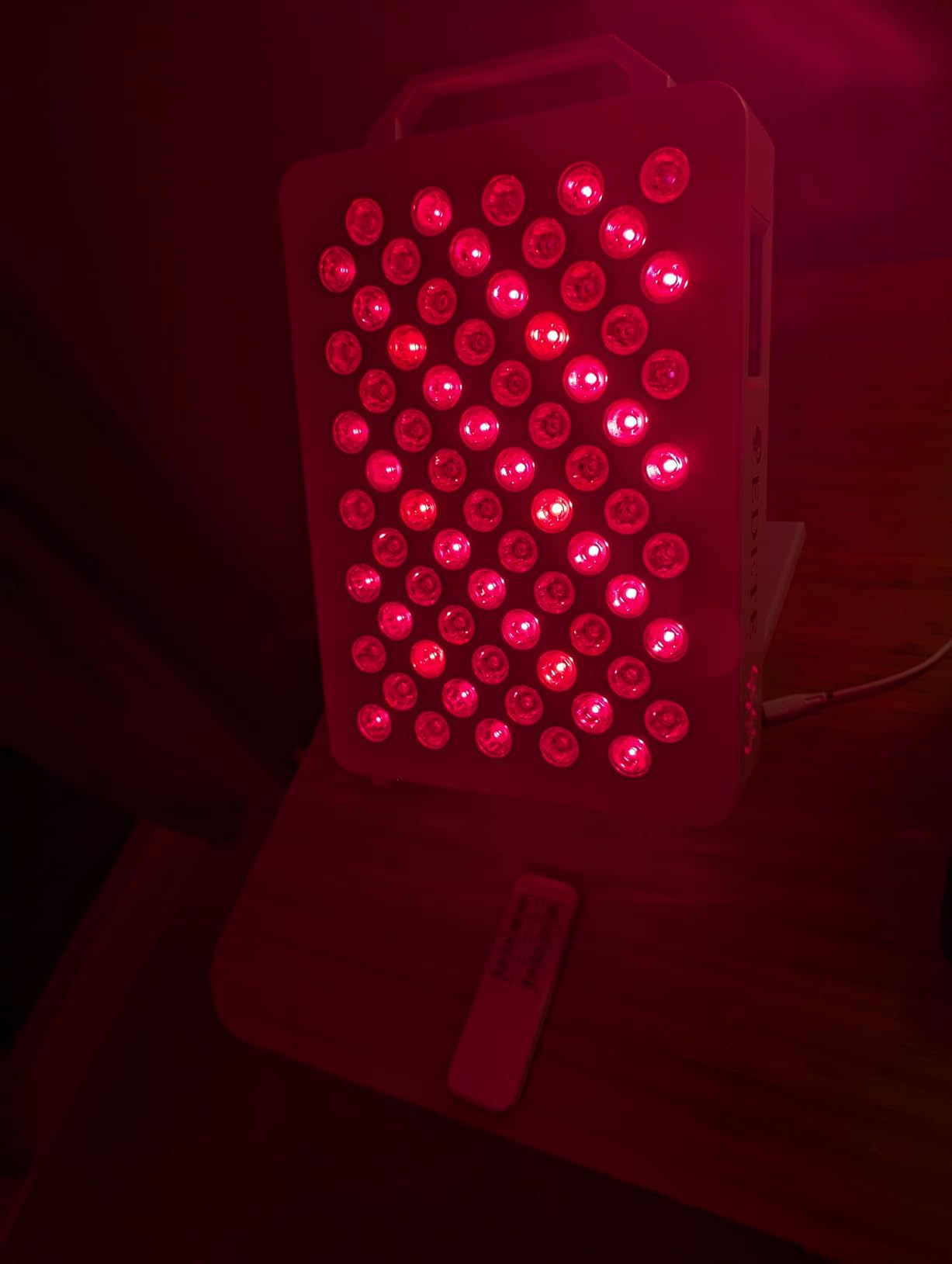Red Light Therapy for Face and Body, 630nm 660nm 810nm and 850nm Near Infrared Light Therapy Panel, 70 Dual Chip LEDs, High Power LED Light Therapy Device for Skin Care, Sleep, Pain Relief. M70 customer photo 2