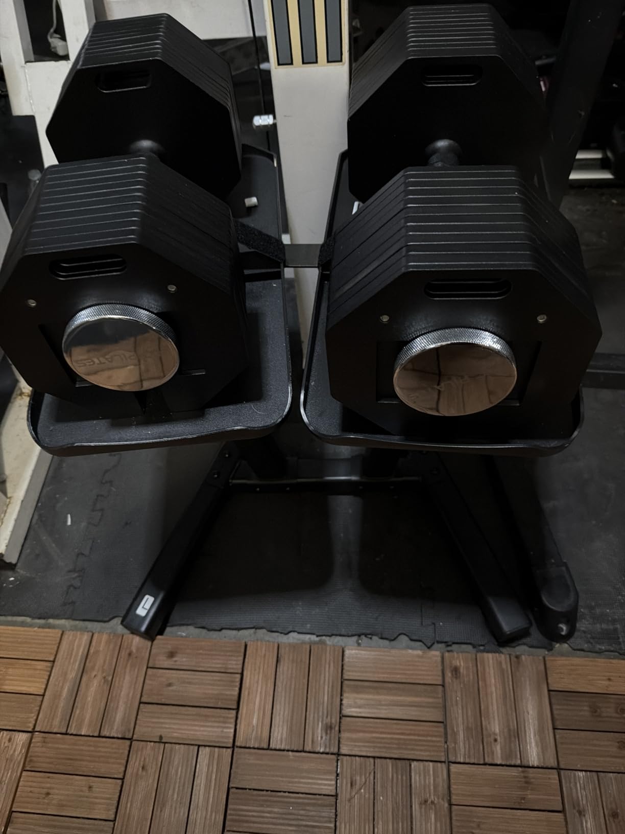Adjustable Dumbbell Sets, Each 50/80/90/110/120LB Pairs Durable Steel Build, Free Weights Dumbbells Set of 2 with Anti-slip Handle, For Full Body Home Gym Workout Home Strength Training Equipment customer photo 1