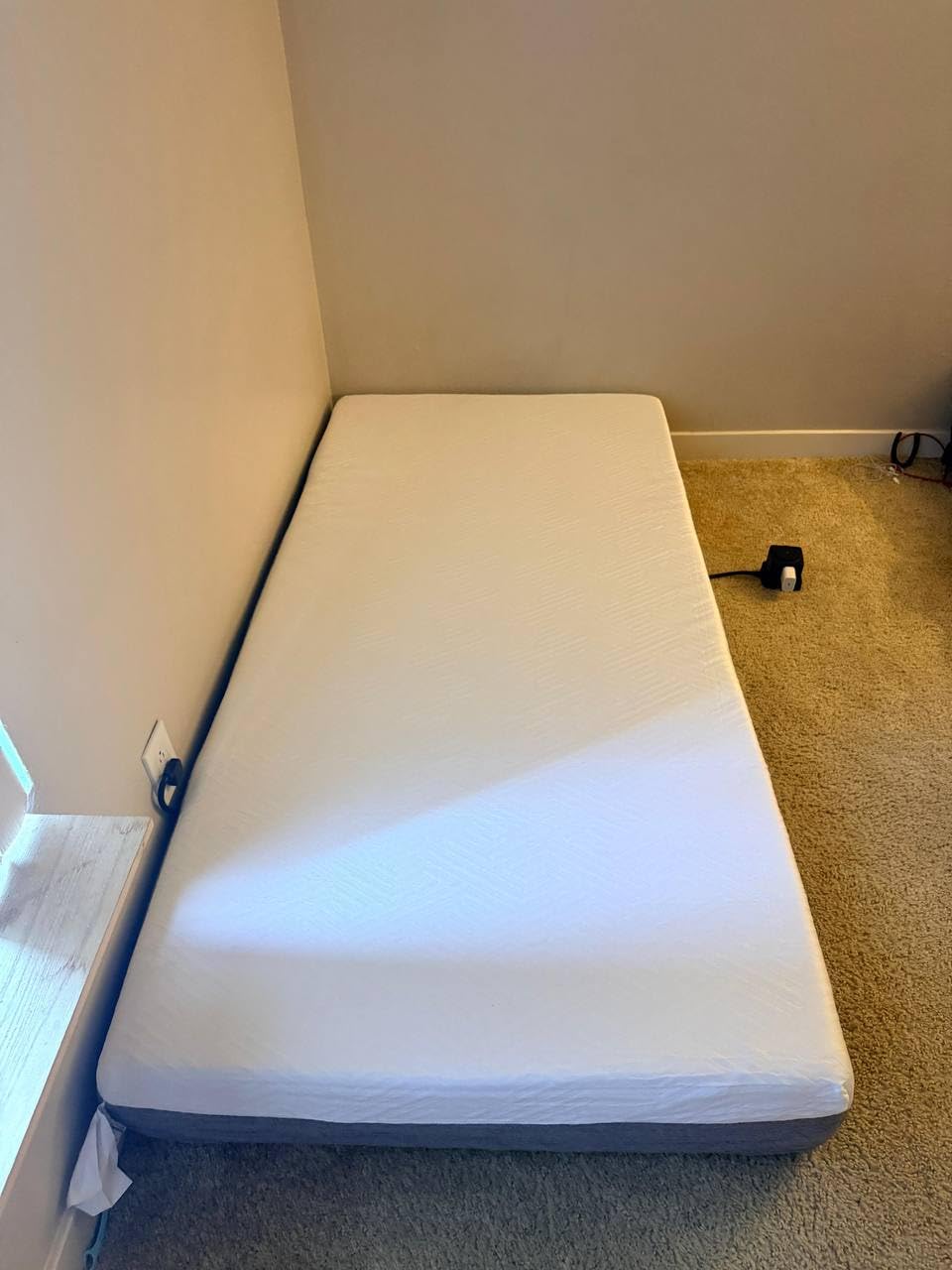 Novilla 10 Inch Twin XL Gel Memory Foam Mattress in a Box, Back Pain Relief & Body Support, Grey, CertiPUR-US Certified customer photo 2