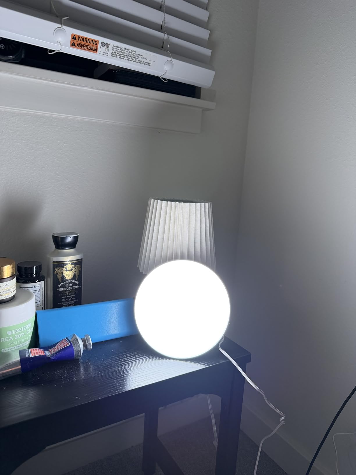 670nm Red Light Therapy Sleep Device & 10,000 Lux Sun Lamp - Dual Function Sleep Aid and Sunlight Lamp, Red Night Light Lamp to Support Deep Relaxation and Improve Sleeping for Adult & Kid Bedroom customer photo 2