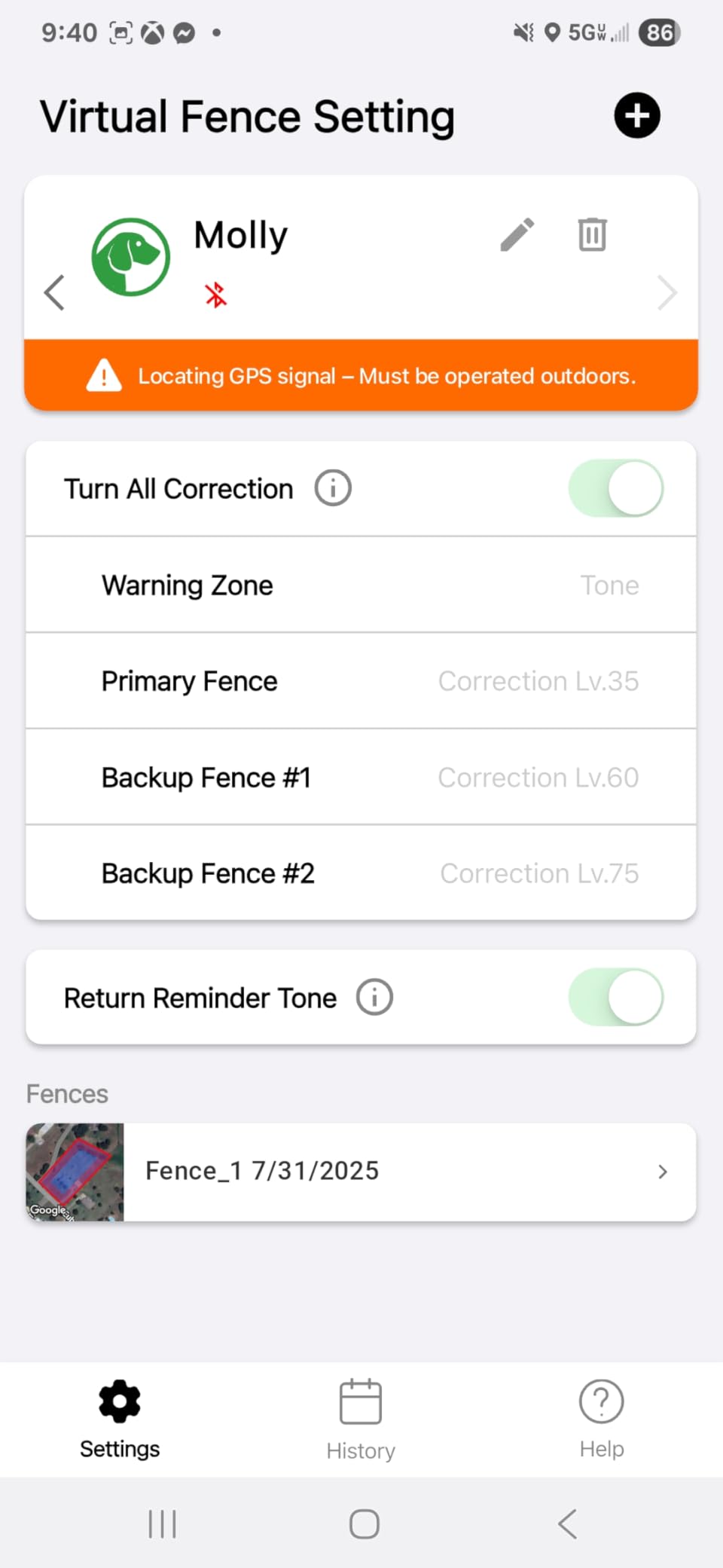 Dogtra GPS Fence - No Subscription, Custom Wireless Dog Fence with App, Smart Guidance & Return Reminder Tone/Vibration/Correction, IPX9K Waterproof Rechargeable Collar customer photo 1