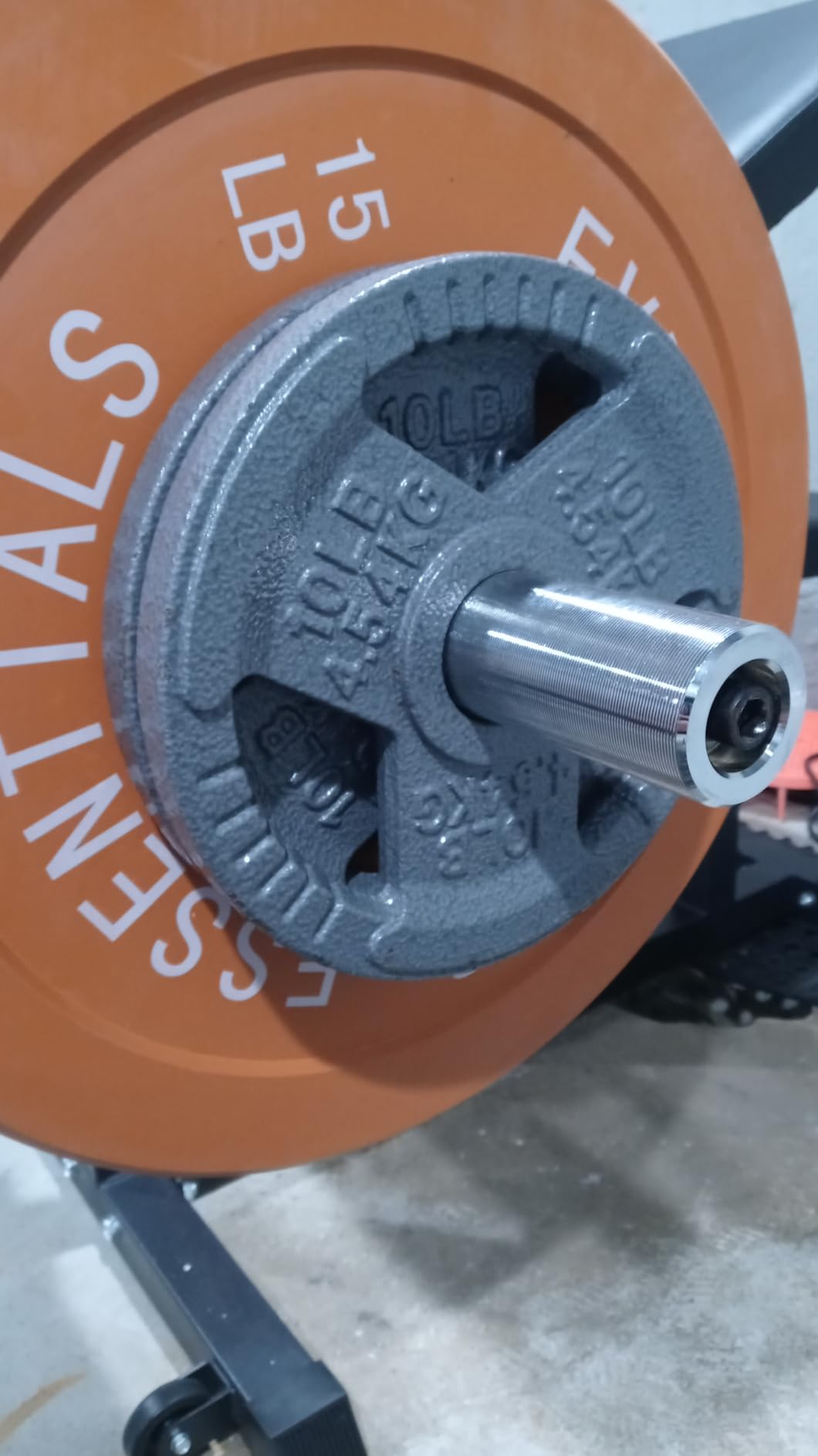 Fitvids 2 Inch Olympic Barbell Weight Plates Set, 255 LB Barbell Weight Set for Home Gym Strength Training customer photo 1