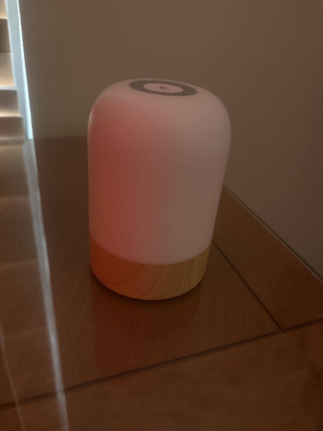 Aoife 670nm Red Light Night Light Bedside Lamp with 4 Color Modes 10 Brightness Levels Touch & Remote Control Timer Dimmable Ambient Lighting for Bedroom or Hanging Use customer photo 1