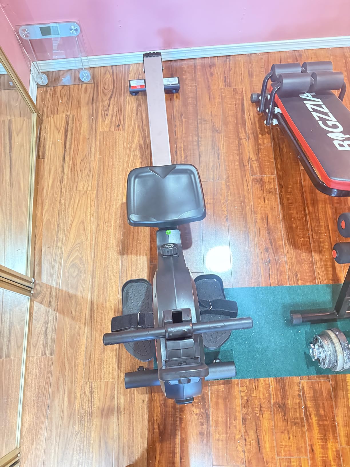 WENOKER Rowing Machine, Magnetic Rowing Machine for Home, Upgraded 32-Levels Resistance with Smart Electronic Knob, 350 LBS Weight Capacity, Compact Rower Machine Easy Assembly, App Supported customer photo 1