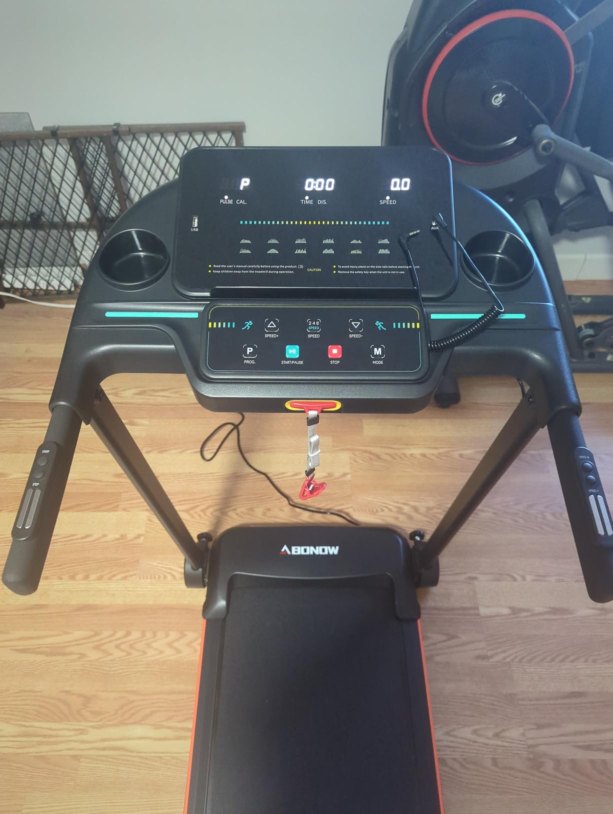 Foldable Treadmill for Home with Incline - Extra Large Dual LED Screen, 8.5MPH Max Speed, Bluetooth Speaker, 280LBS Capacity, 3HP Home Office Treadmills for Running Jogging Walking customer photo 1