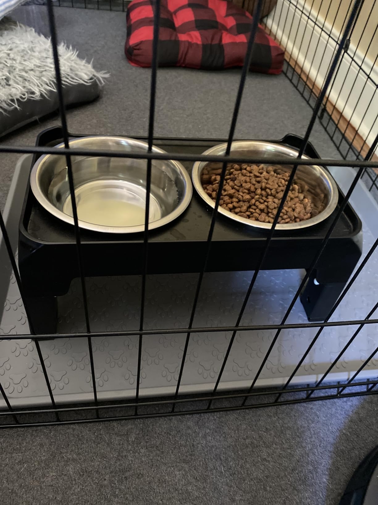 Elevated Dog Bowls for Large Dogs 5 Adjustable Heights 7.5