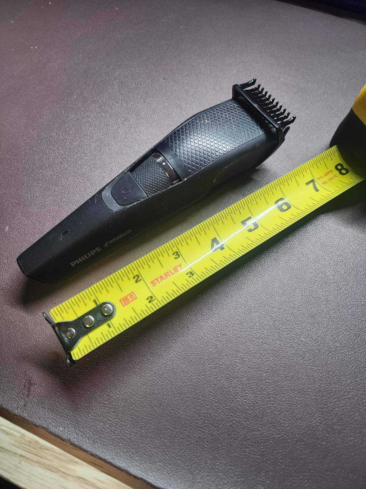 Norelco Philips 100% Waterproof Beard Trimmer 3000 Series with Self-Sharpening Blades, 40 Adjustable Beard Trimmer Length Settings & Two Lift&Trim Combs, USB Charging, BT3620/40 customer photo 2