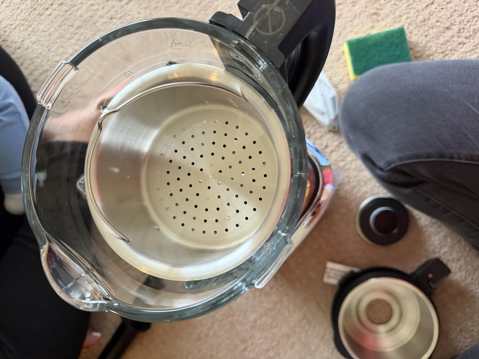 Glass Blenders for Kitchen - Stainless Steel Professional Blender for Smoothies 1500W Motor, Nut Milk Maker Machine 9 Speeds, 14 Preset Programs, BPA-Free Glass Jar, Soy Milk, Soups customer photo 1