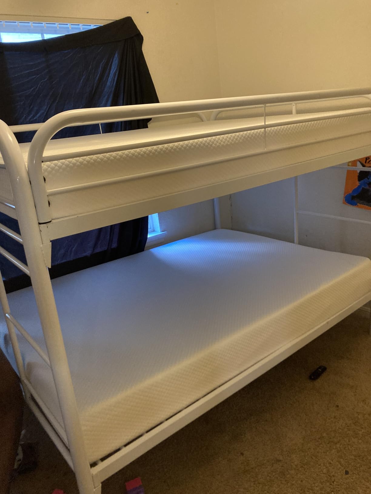 PayLessHere | 5 Inch Twin XL Mattress | Medium Firm Base Foam Mattress | Removable Washable Zipper Cover | Breathable & Comfortable | White | Bed in a Box | CertiPUR-US Certified customer photo 2