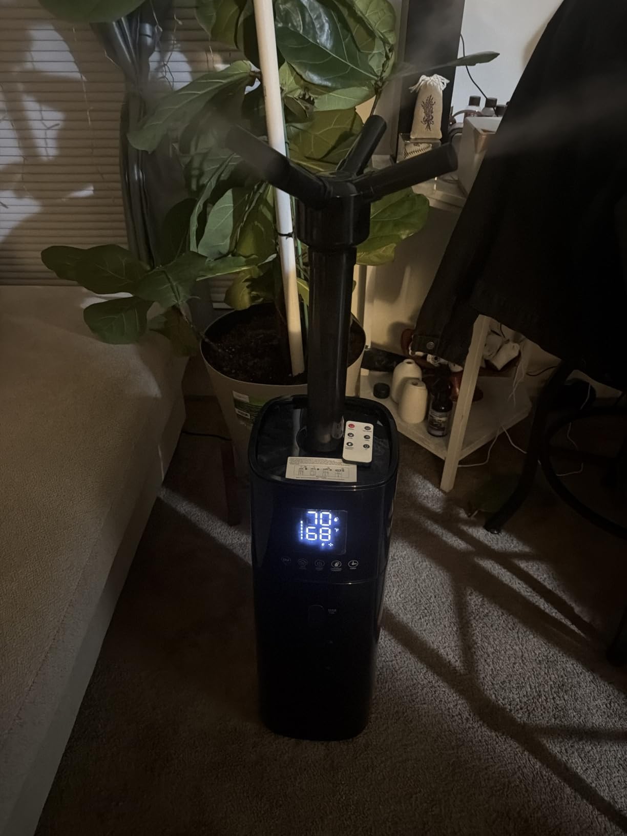 15L/4Gal Humidifier Large Room, 600mL/h Misting, 1200ft² Coverage, Auto Humidity Control, 72H Runtime, Top Fill, Aroma Diffuser, Sleep Mode, 12H Timer, Auto Shutoff Protection customer photo 2