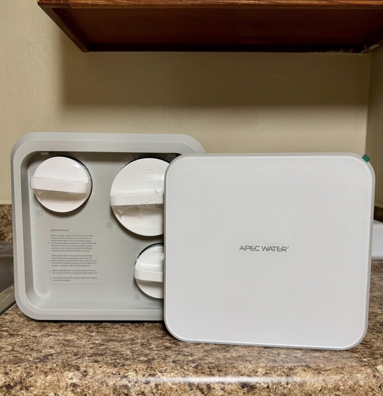 APEC Tankless Reverse Osmosis System, NSF 372 & 58 Certified, 3 Stage Water Filtration, High 1K GPD Faucet Flow, Efficient 2:1 Pure to Drain, Space Saving Design customer photo 1