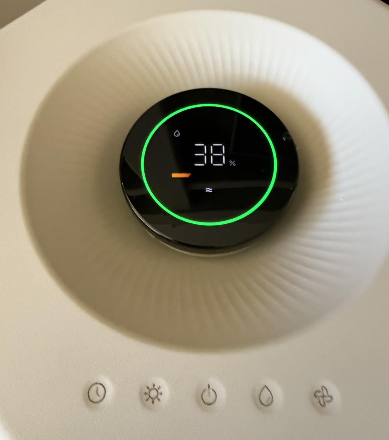 Afloia Humidifier for Bedroom Large Room - Mist Free Evaporative 2 in 1 Humidifier and Air Purifier in One Combo for Home with Top Fill 5L Tank/Humidity&Air Quality Sensor/2-24H Timer customer photo 2