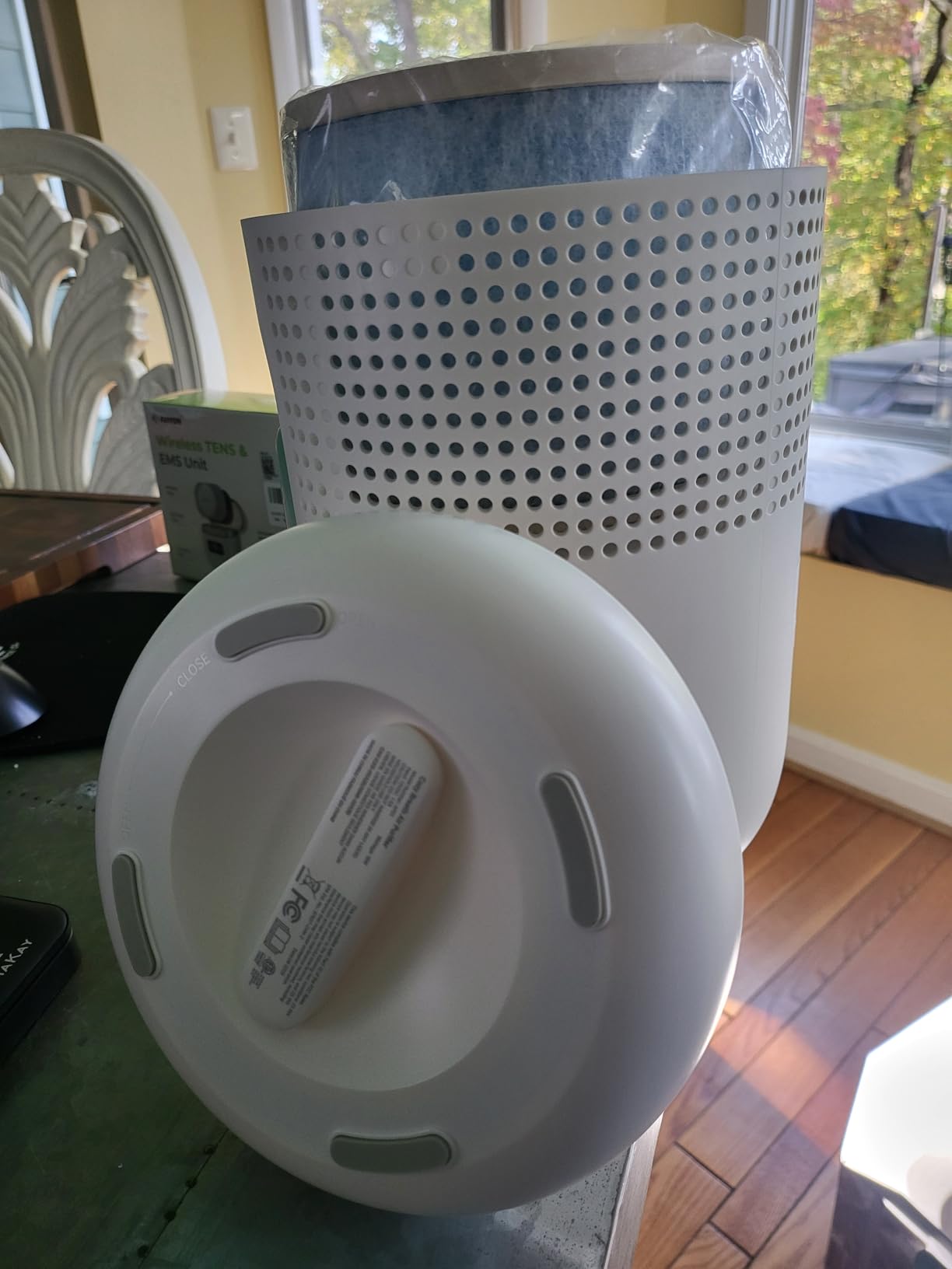 Momcozy Air Purifier, Baby Air Purifier for Bedroom Home Nursery, 4-in-1 HEPA Filter Purifier for Bedroom with 4 Fan Speeds, 21 dB Sleep Mode, Dimmable Night Light, Small Purifier for Home Pets & Baby customer photo 2